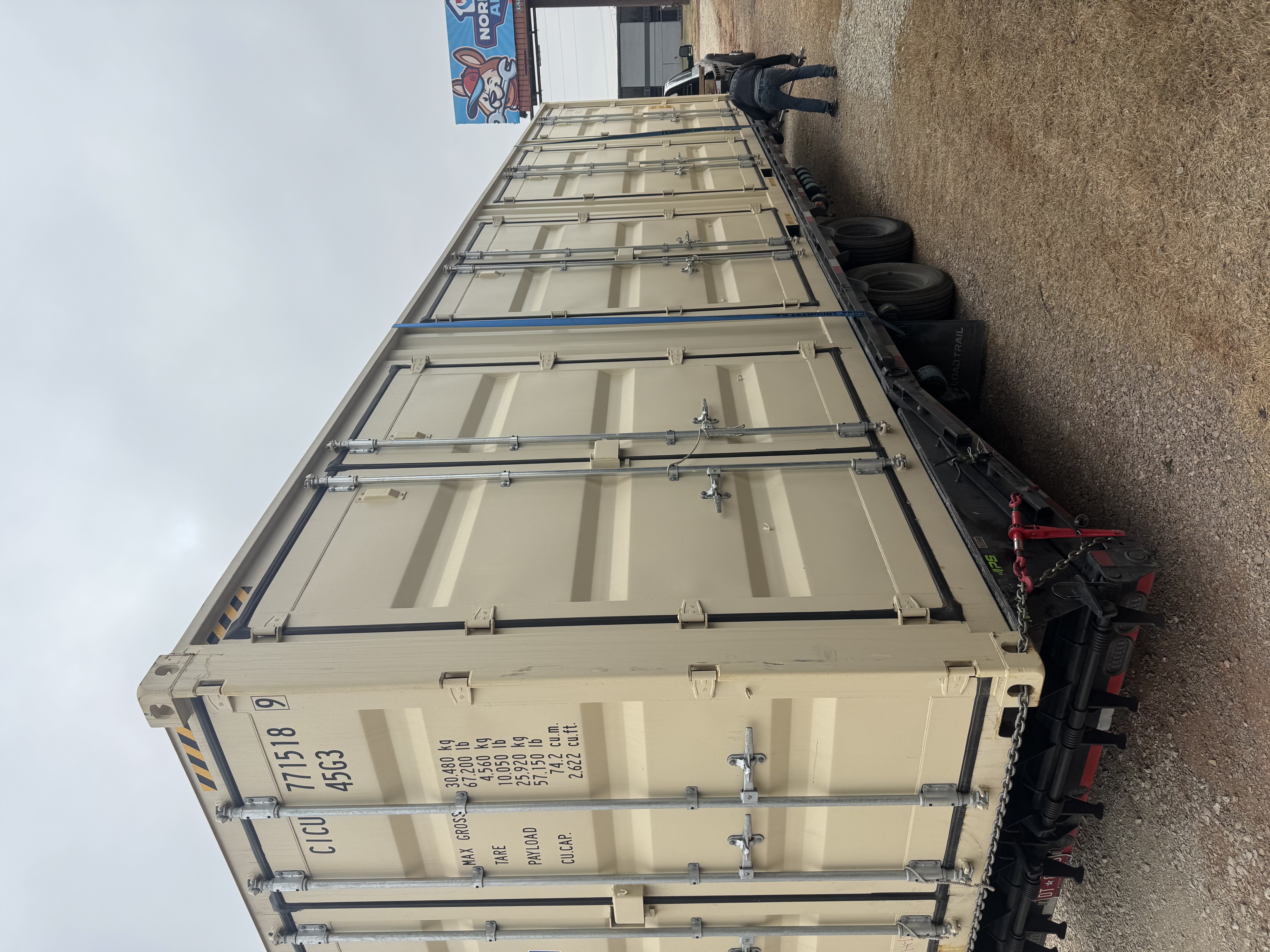 Rear corner view of the product