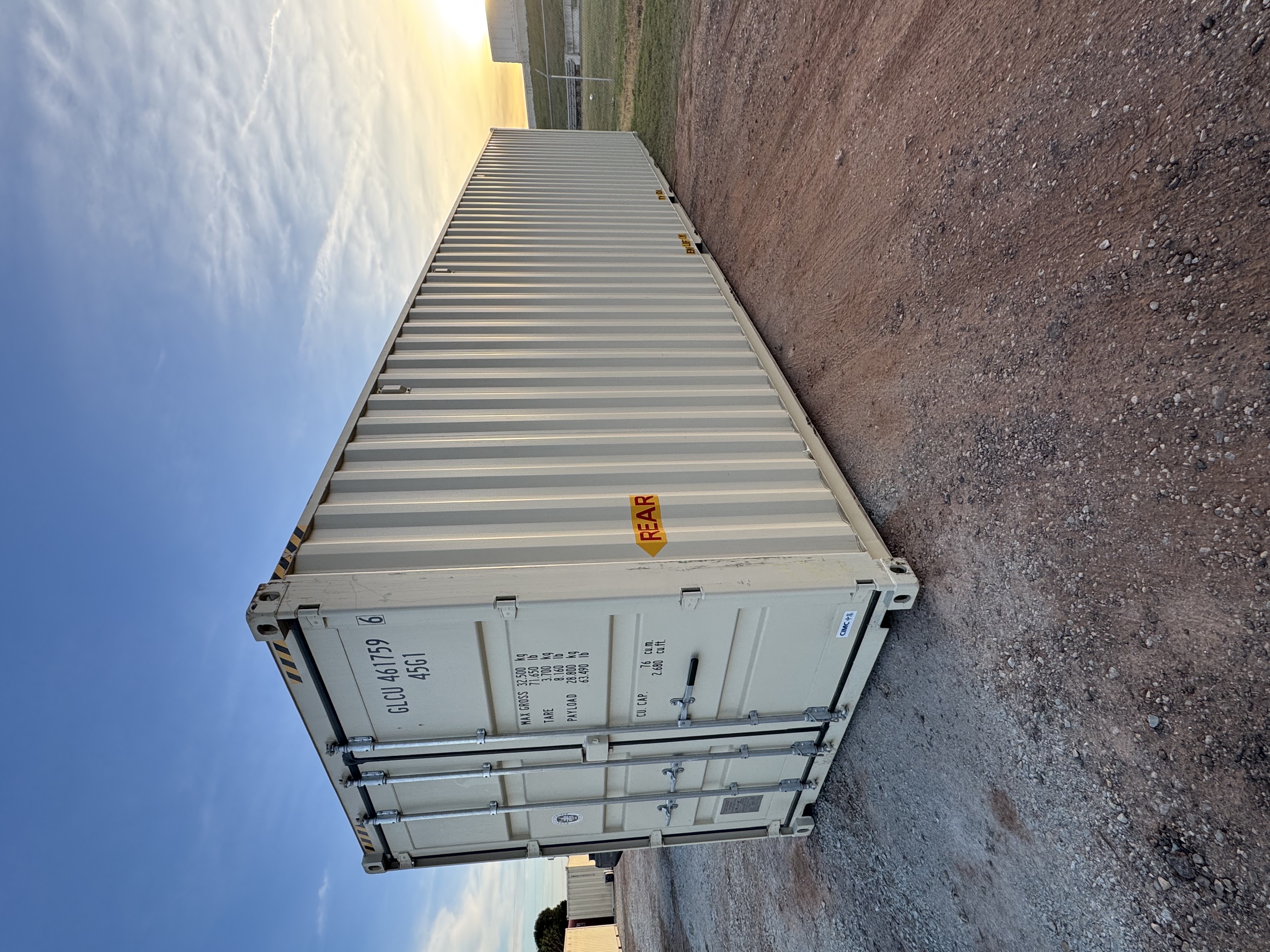 Front corner view of the product