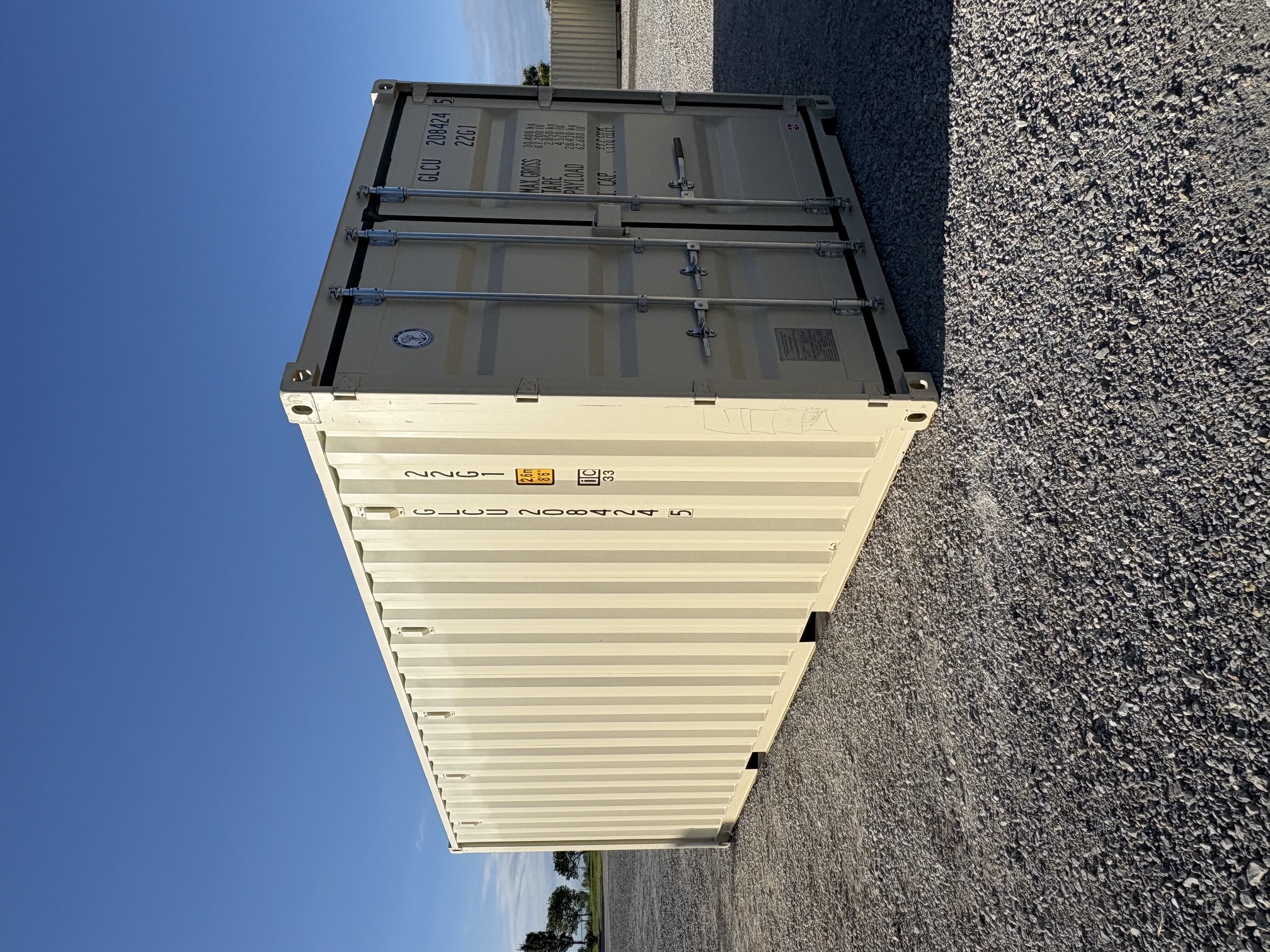 Front corner view of the product