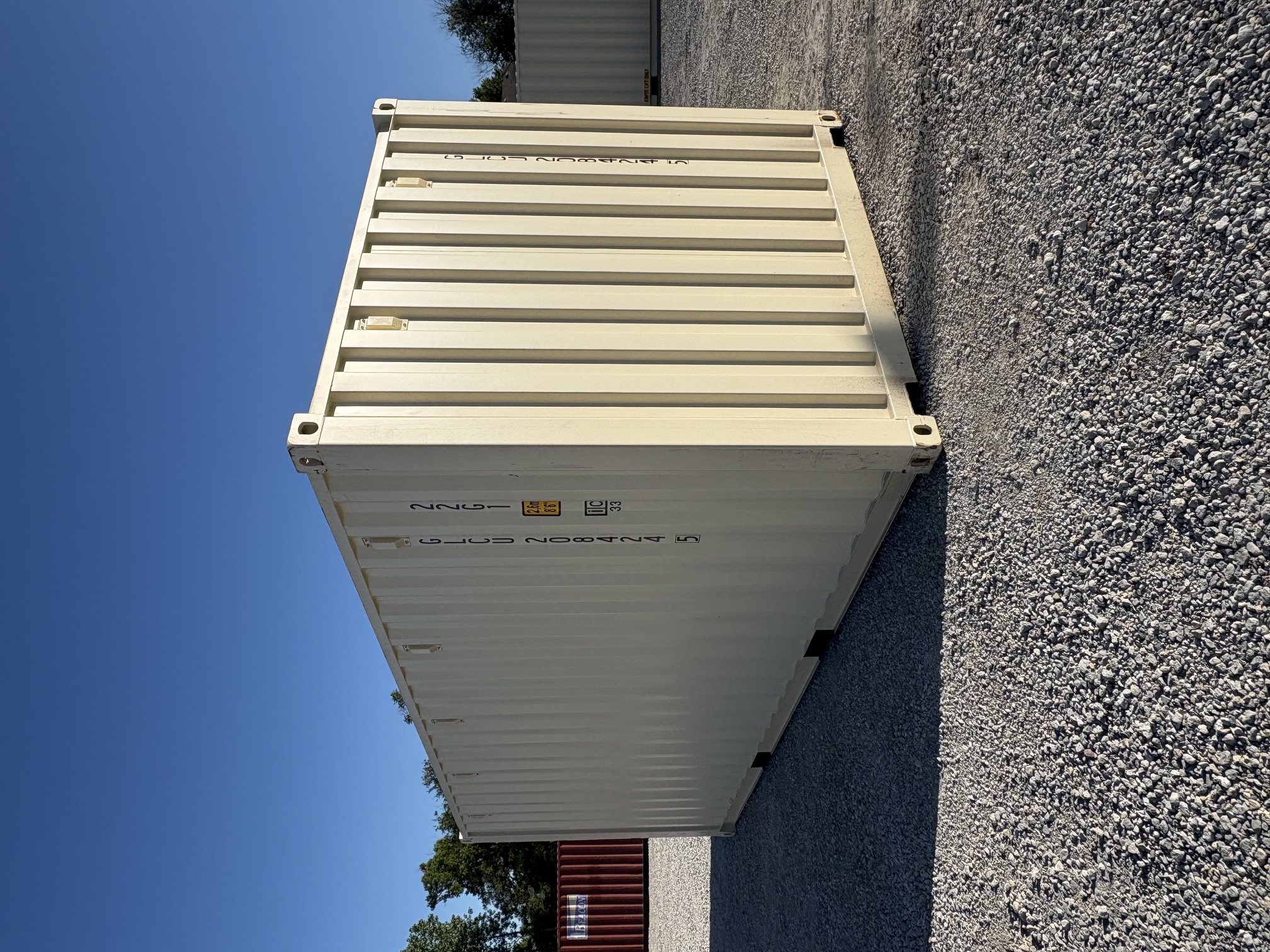 Rear corner view of the product