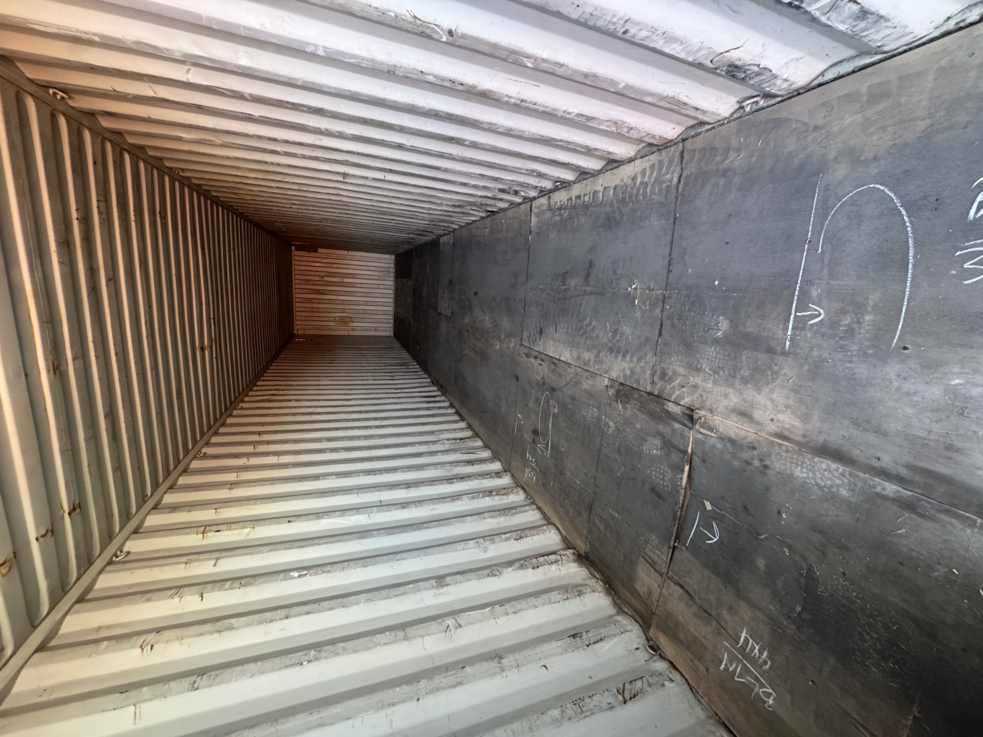 Rear corner view of the product