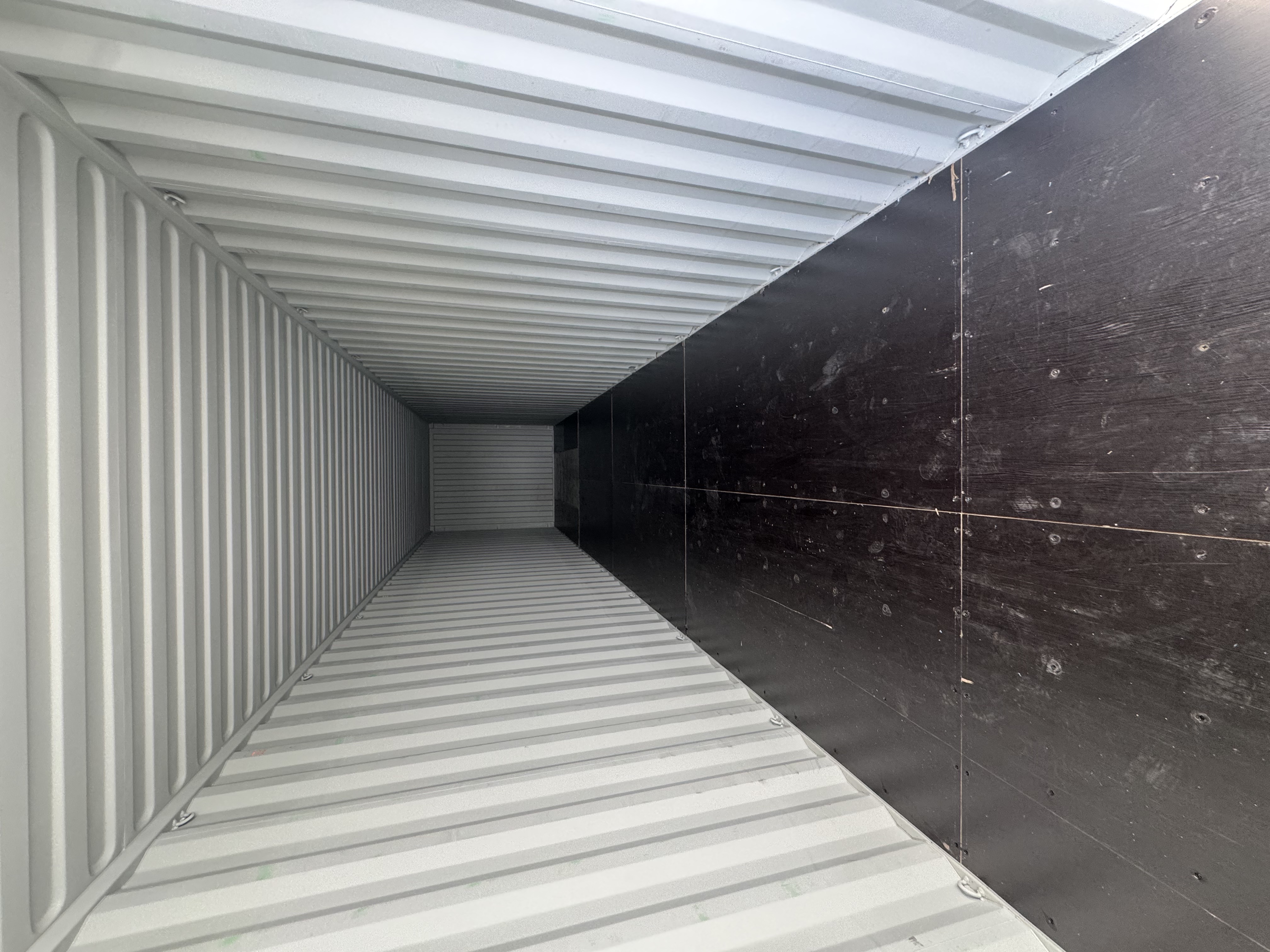 Rear corner view of the product