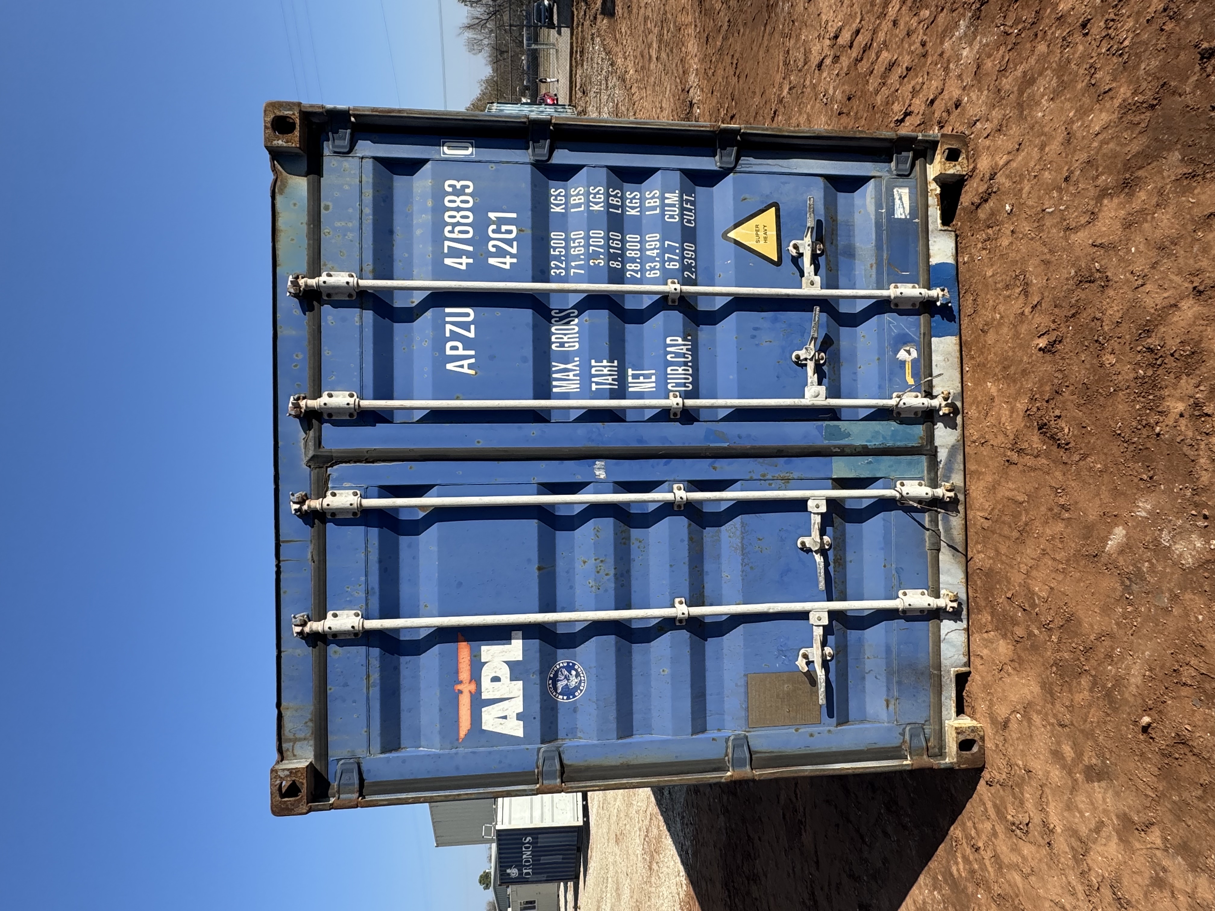 Rear corner view of the product