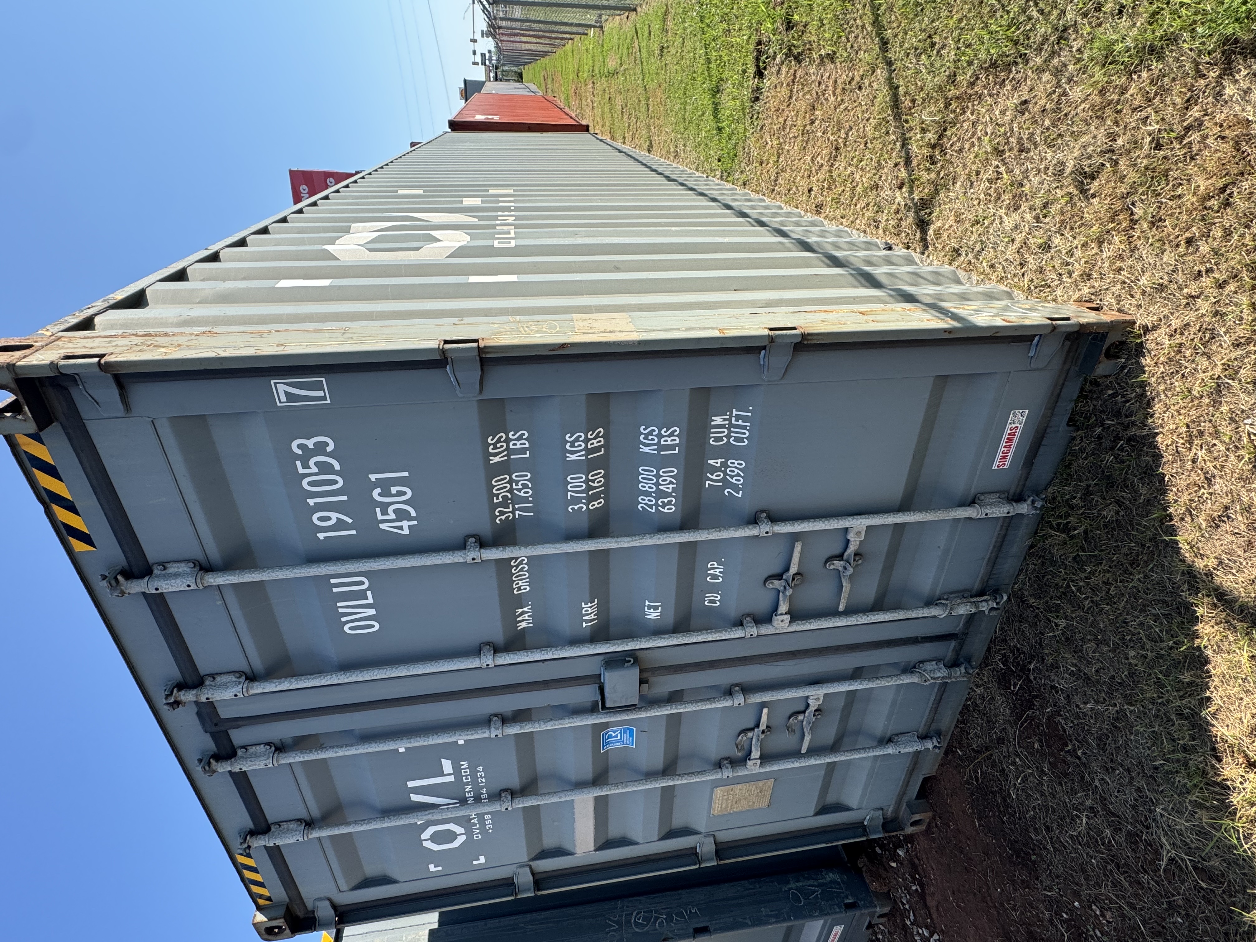 Front corner view of the product