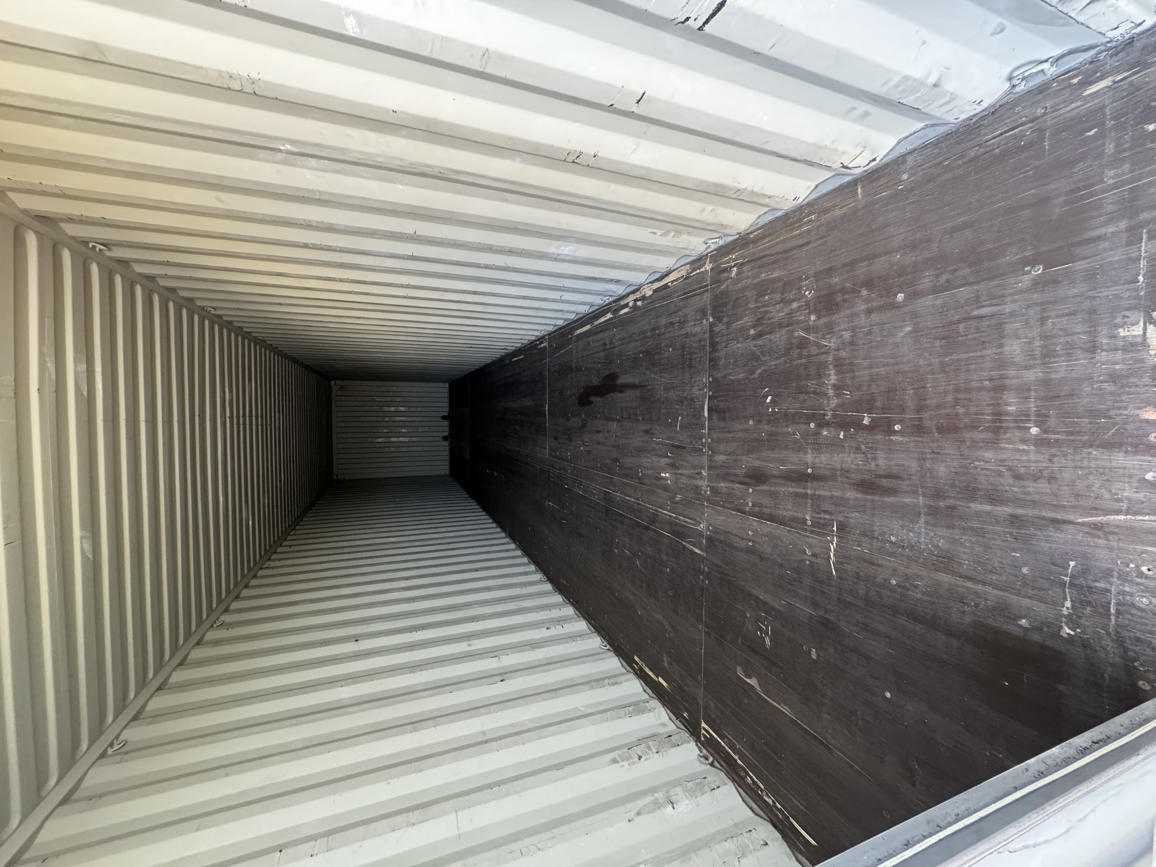 Rear corner view of the product