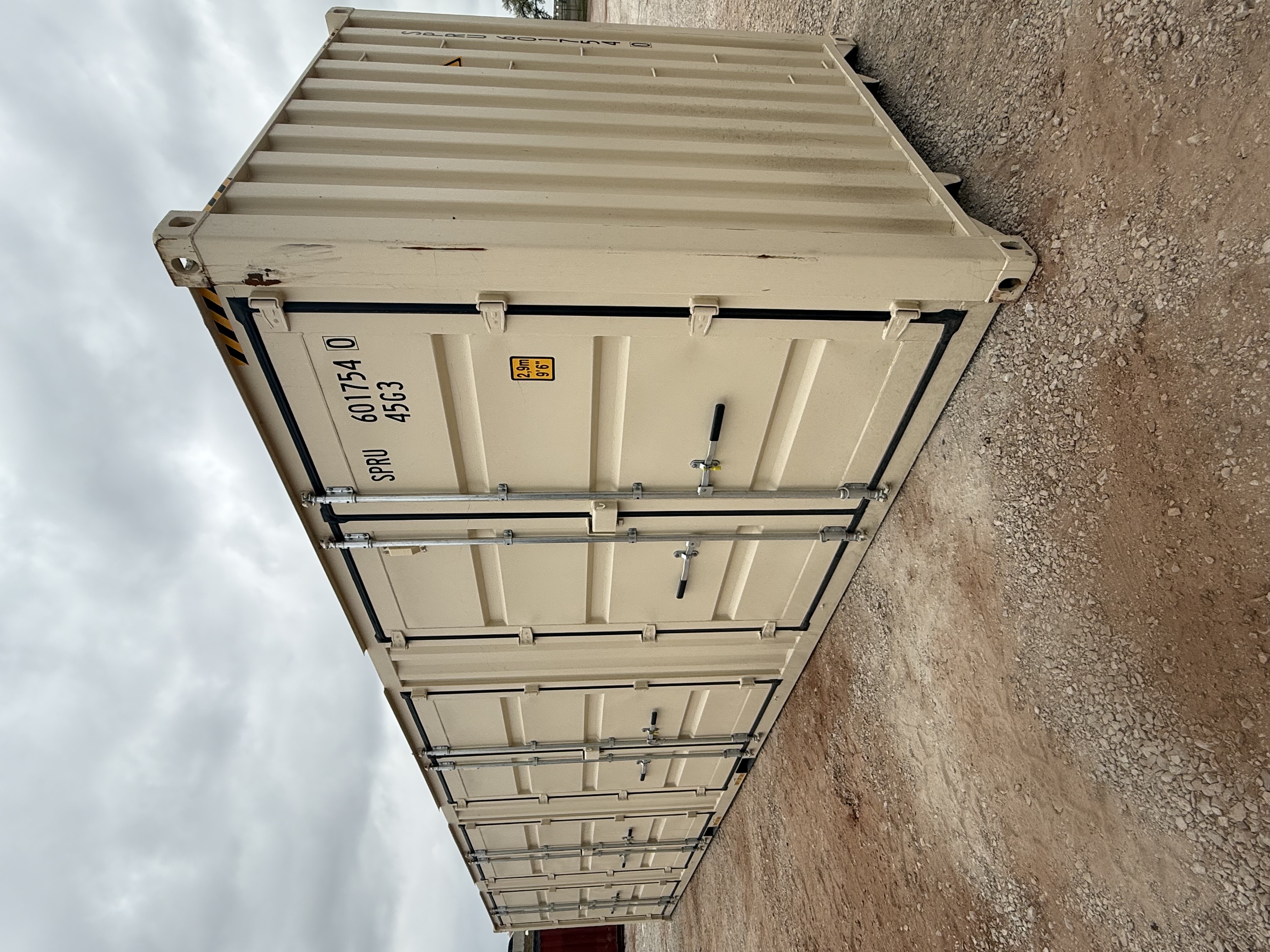 Front corner view of the product