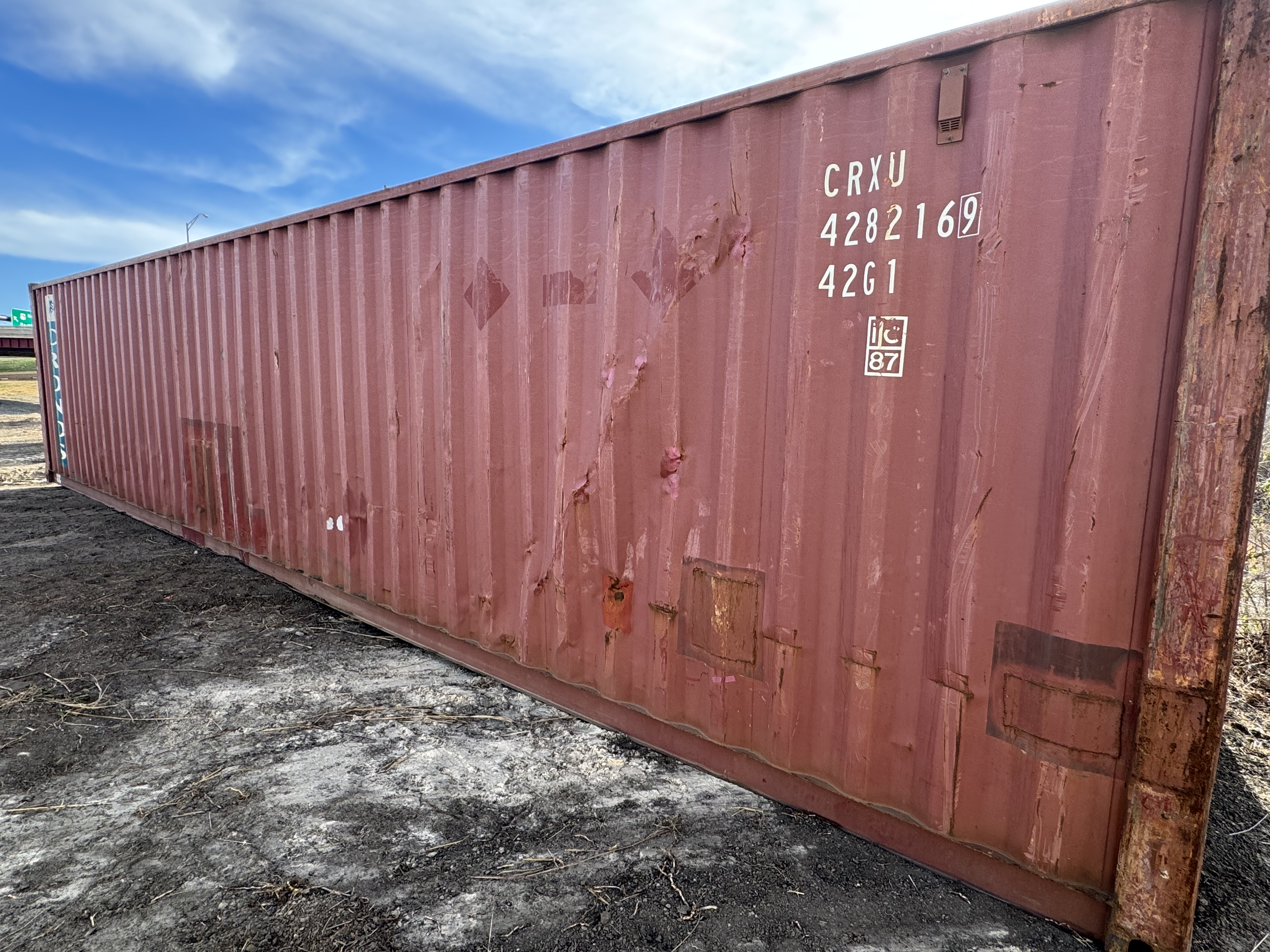 Rear corner view of the product