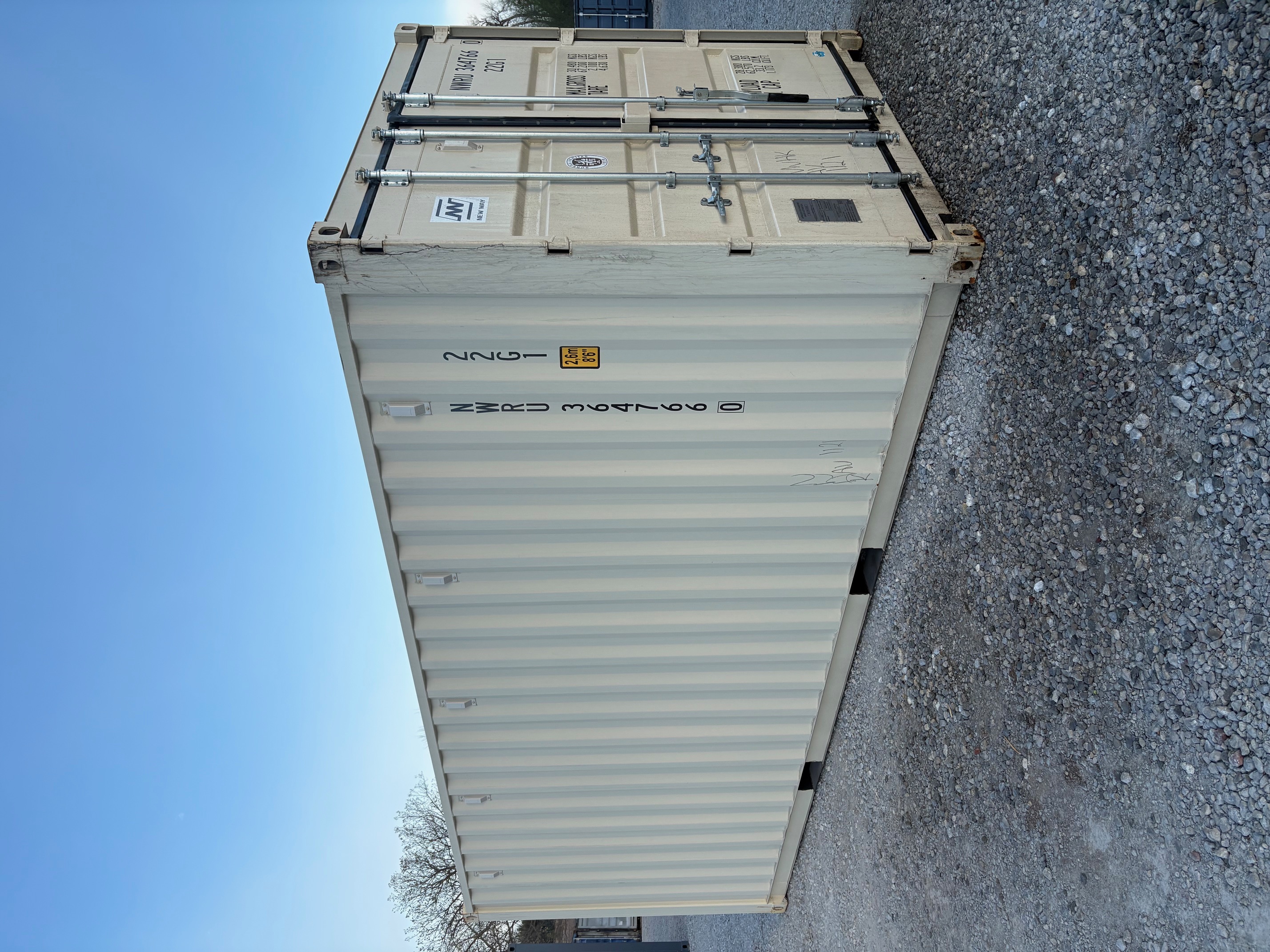 Front corner view of the product