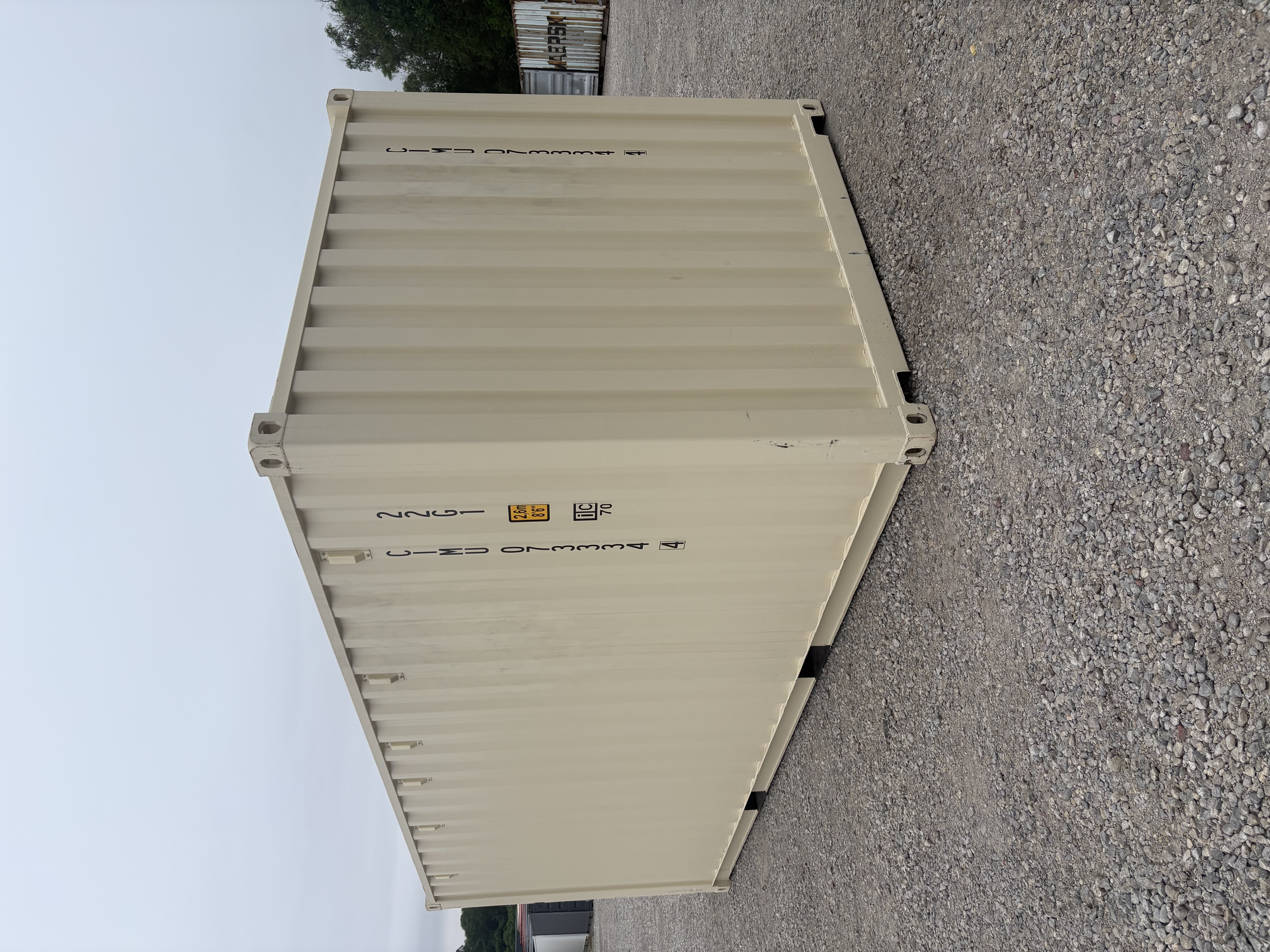 Rear corner view of the product