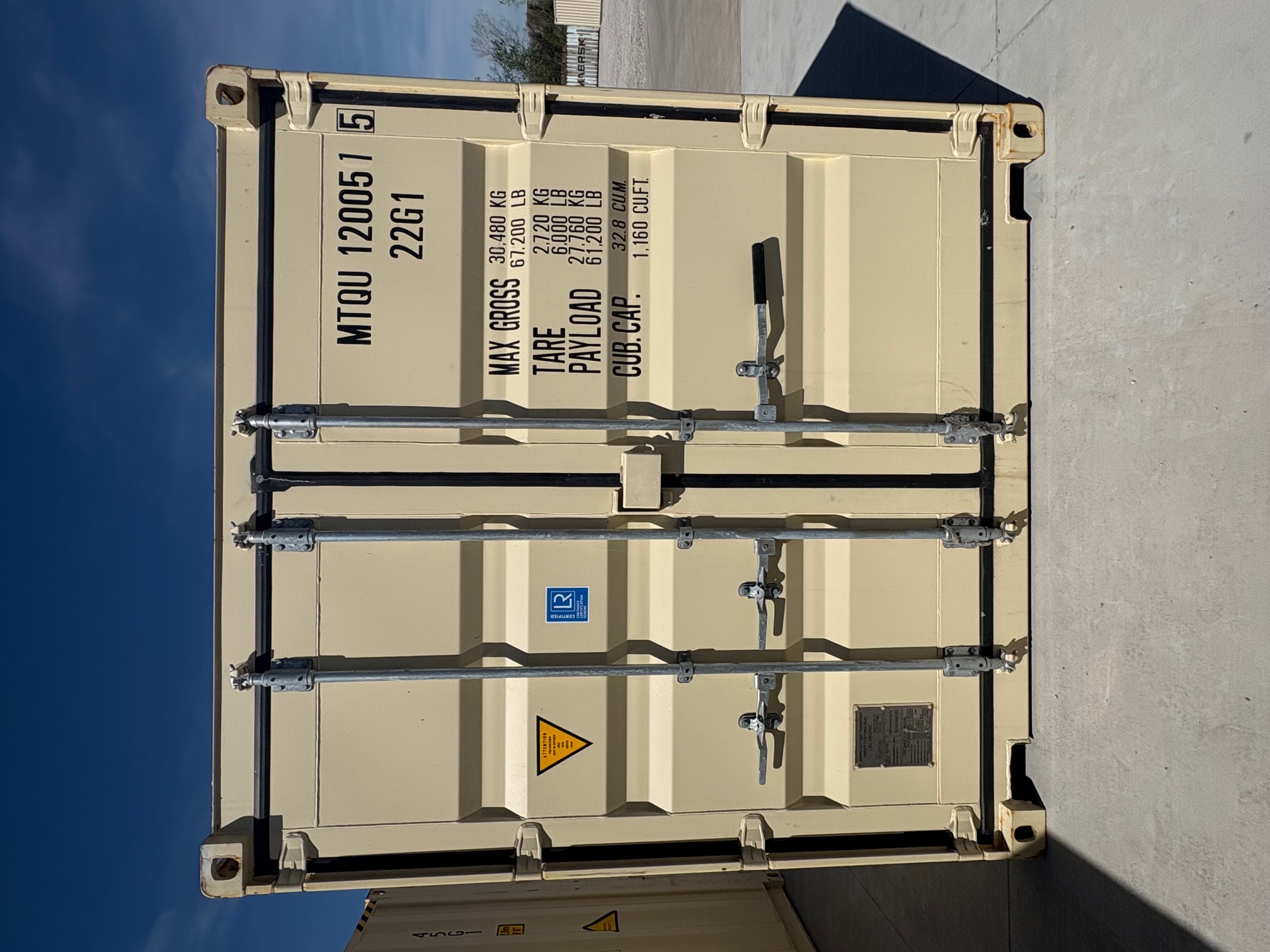 Front view of the product