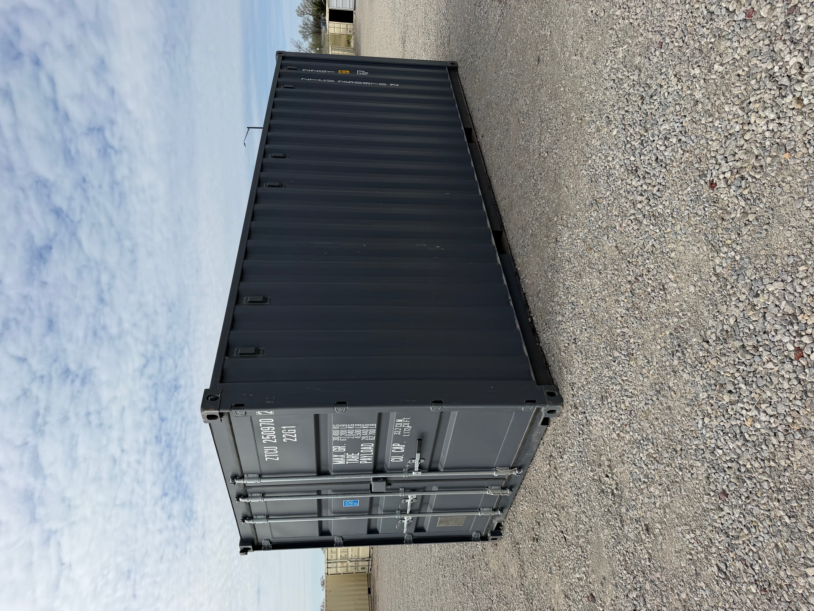 Front corner view of the product