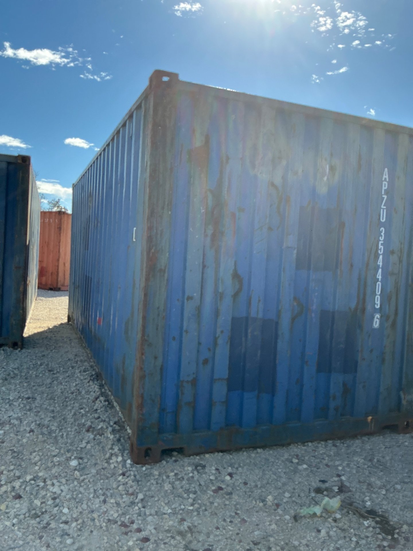 Rear corner view of the product