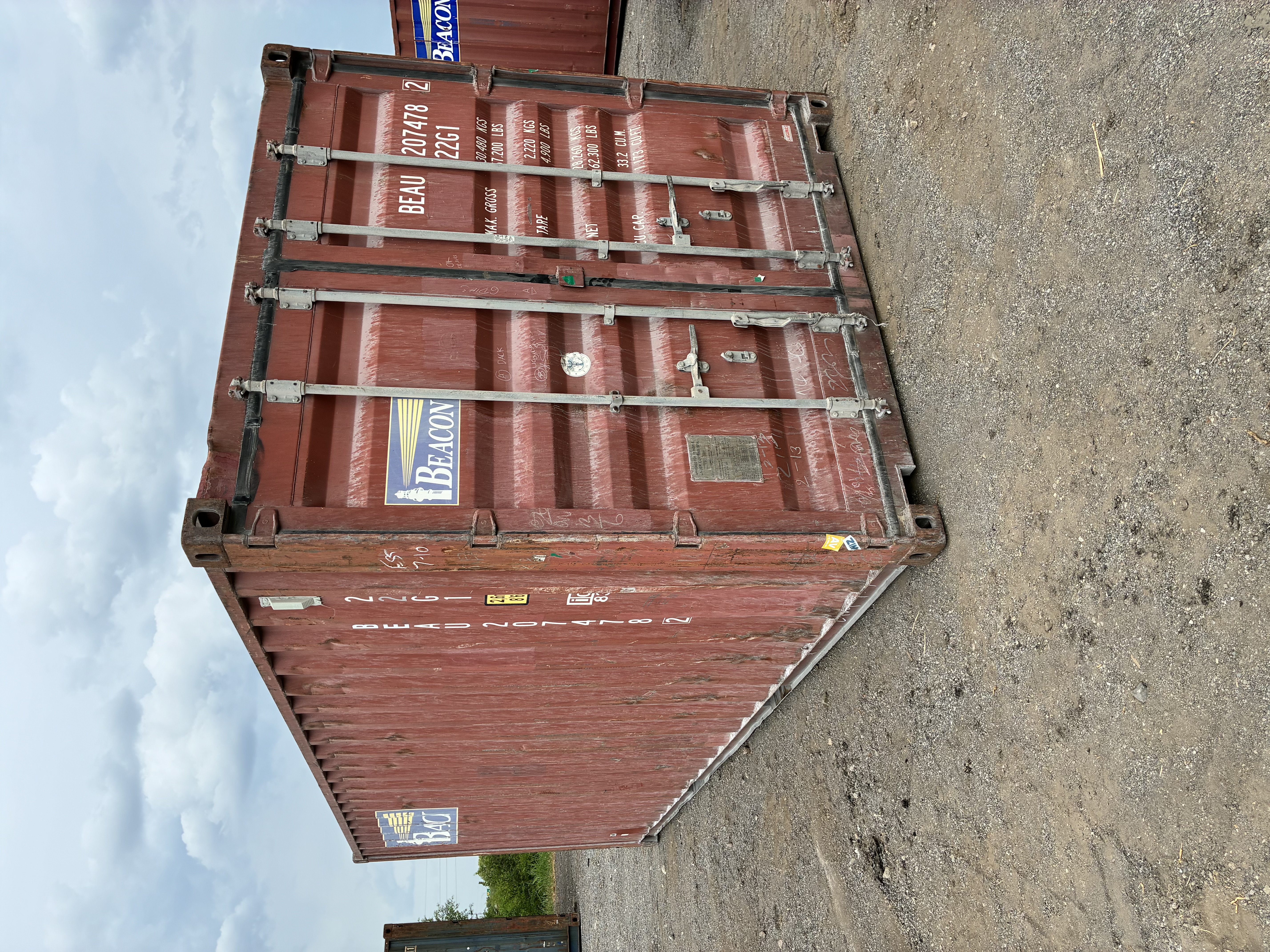 Front corner view of the product