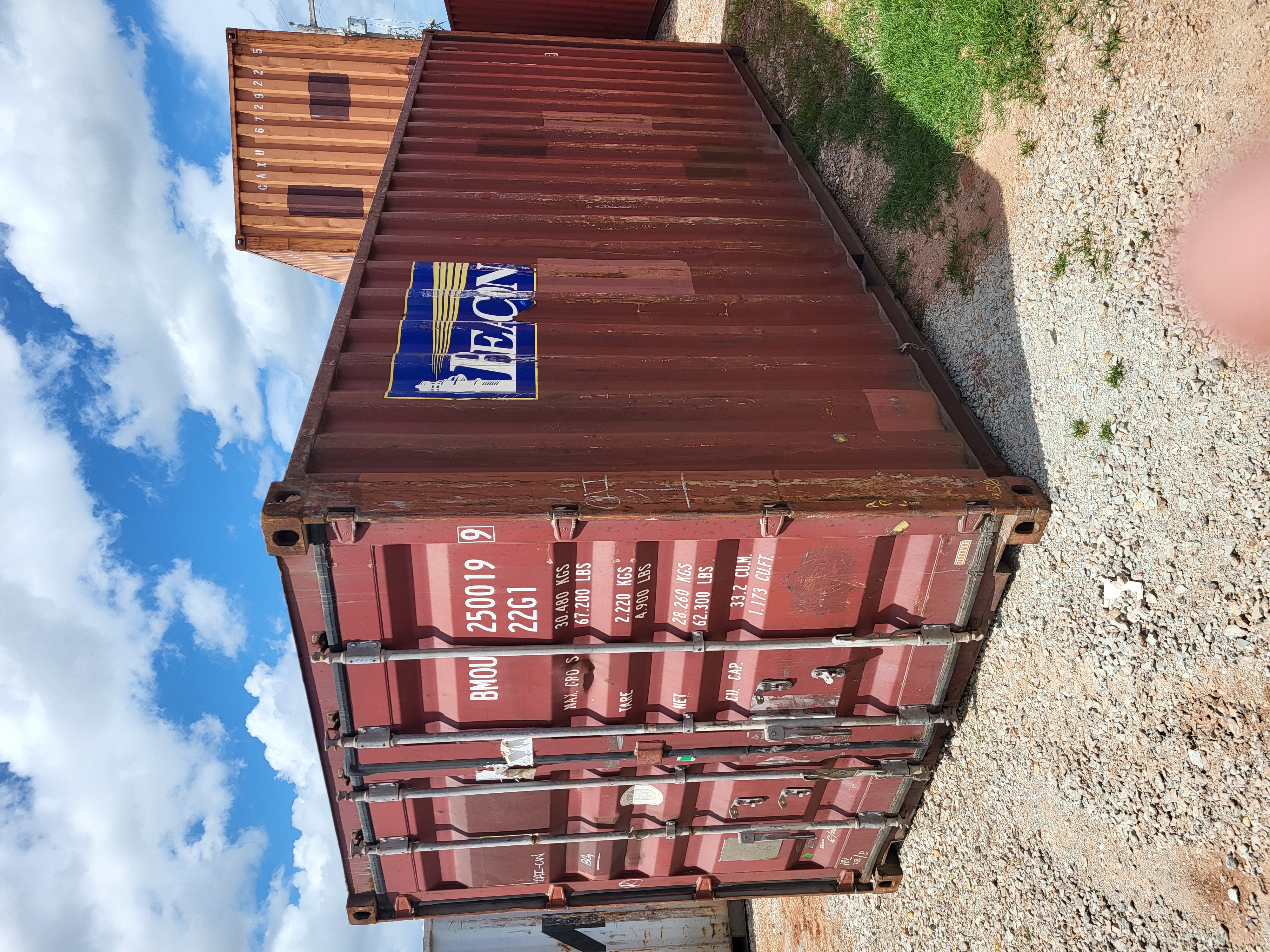 Front corner view of the product