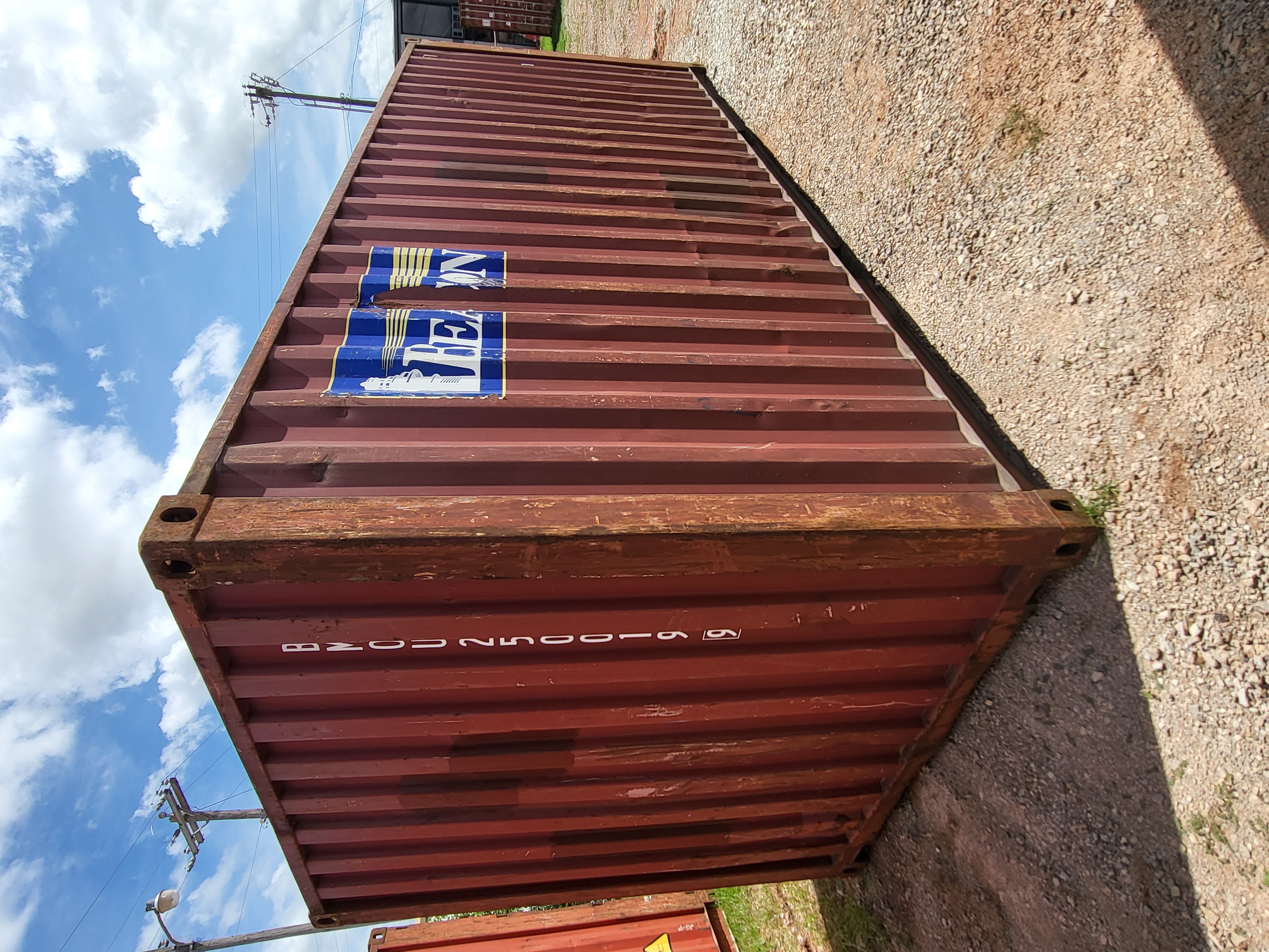 Rear corner view of the product