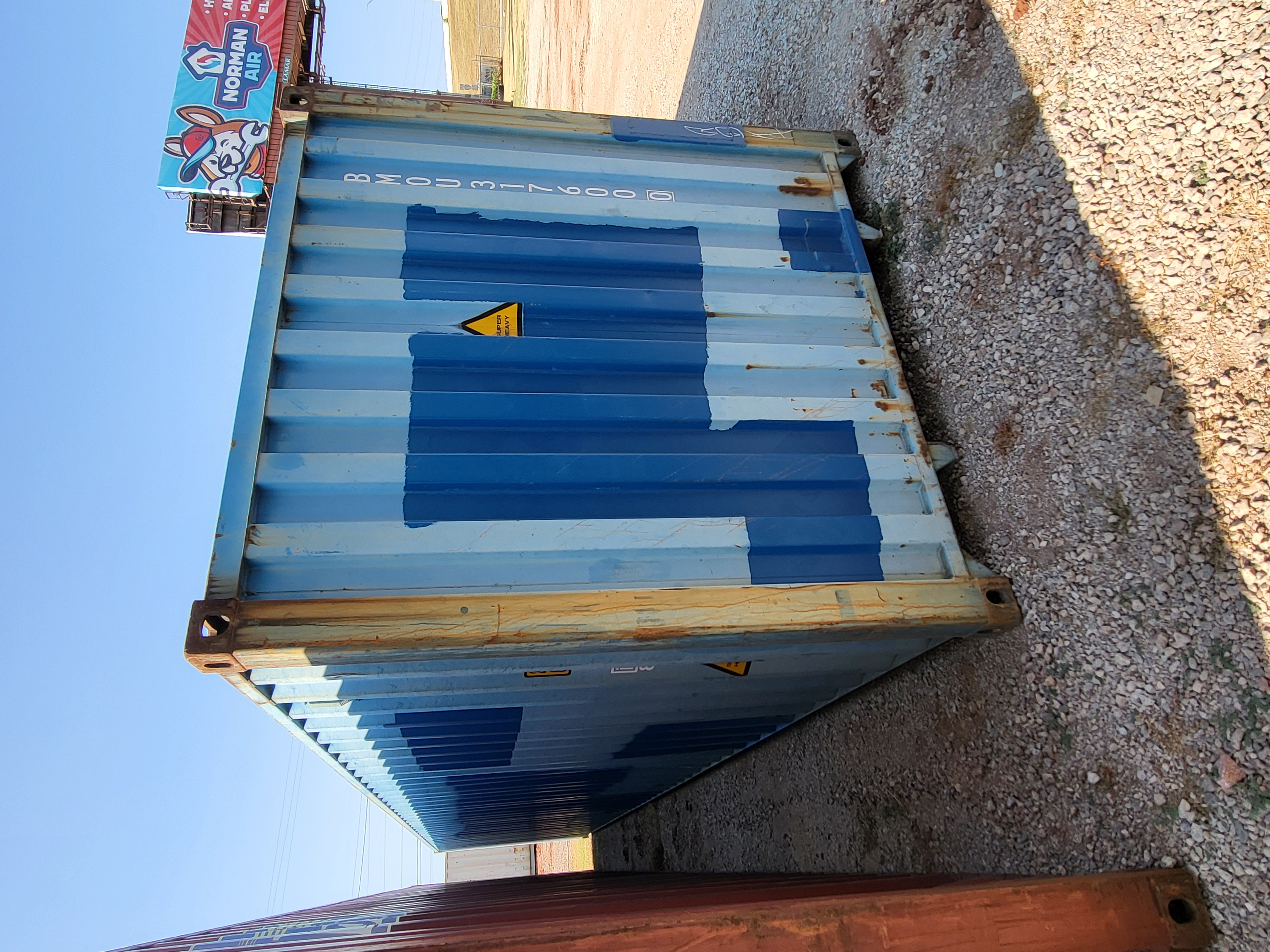 Rear corner view of the product