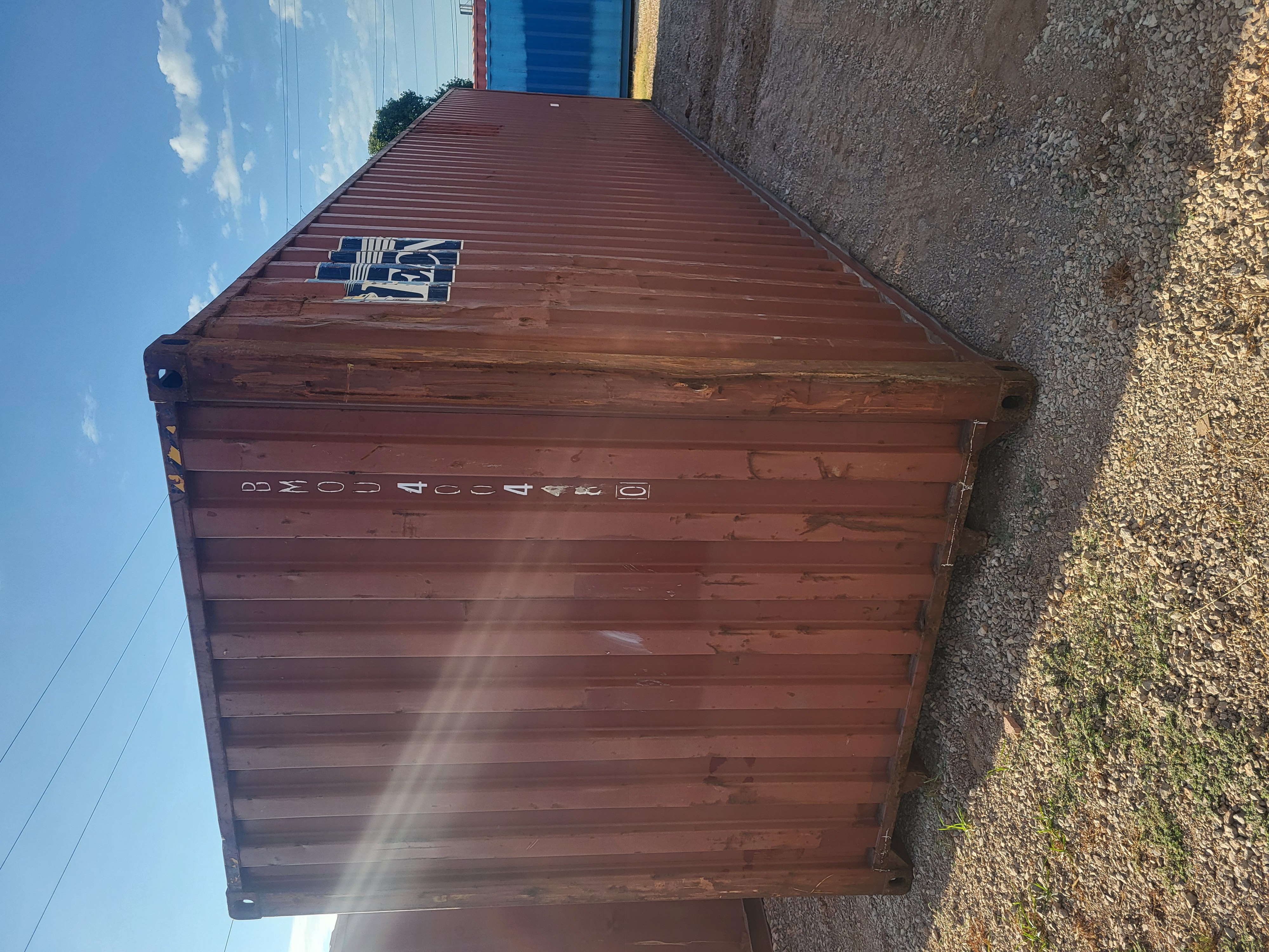 Rear corner view of the product