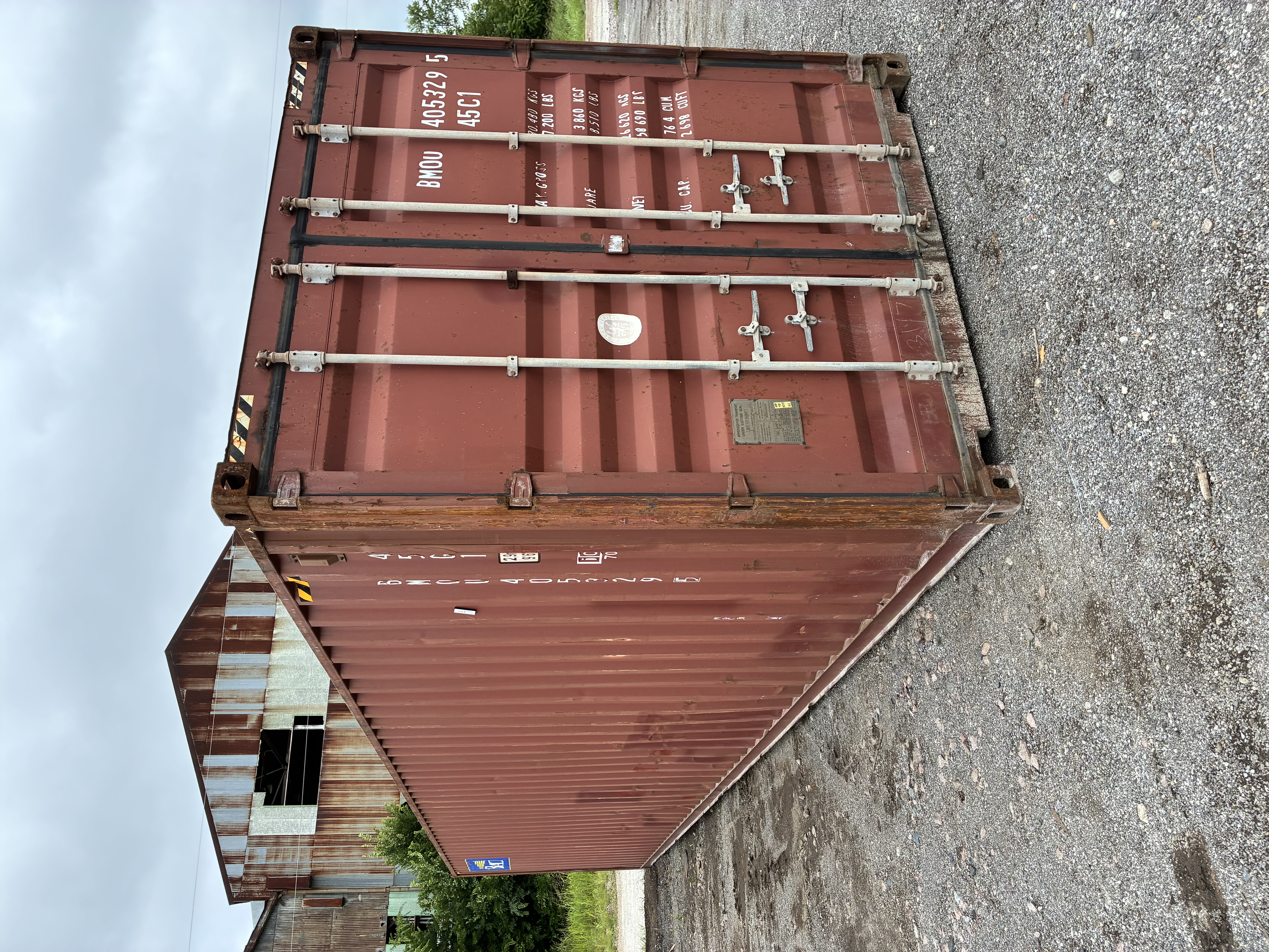 Front corner view of the product
