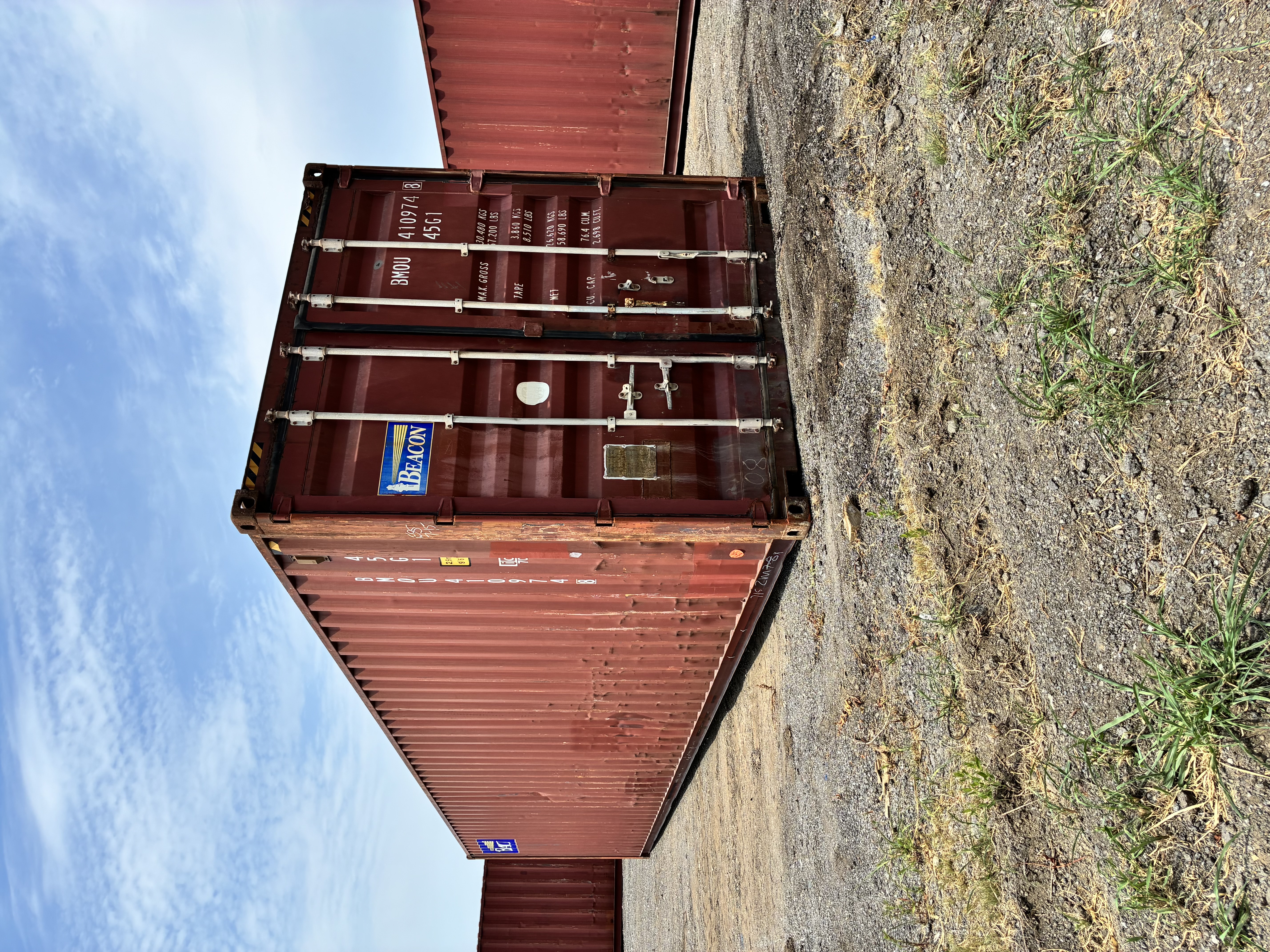 Front corner view of the product