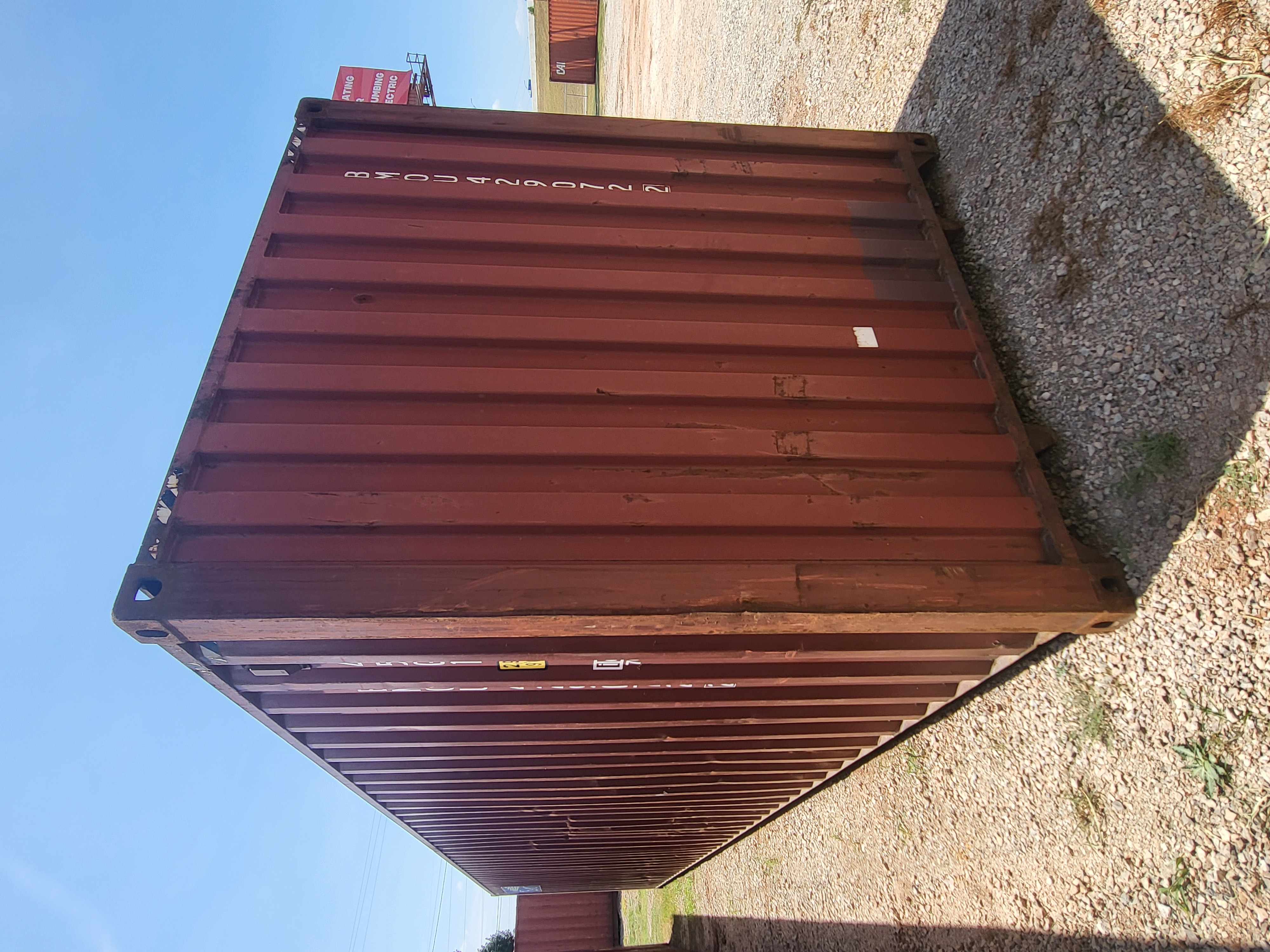 Rear corner view of the product