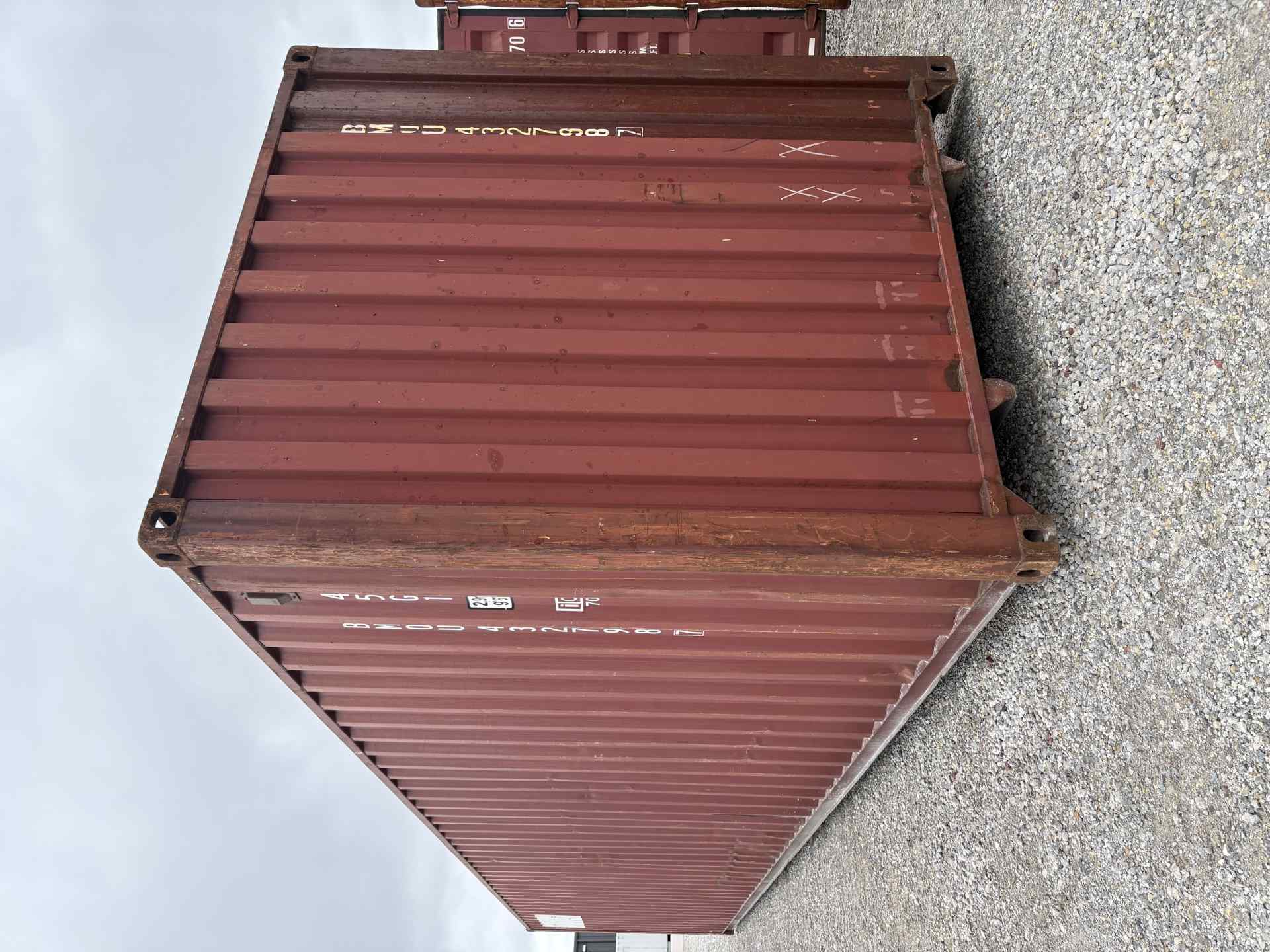Rear corner view of the product