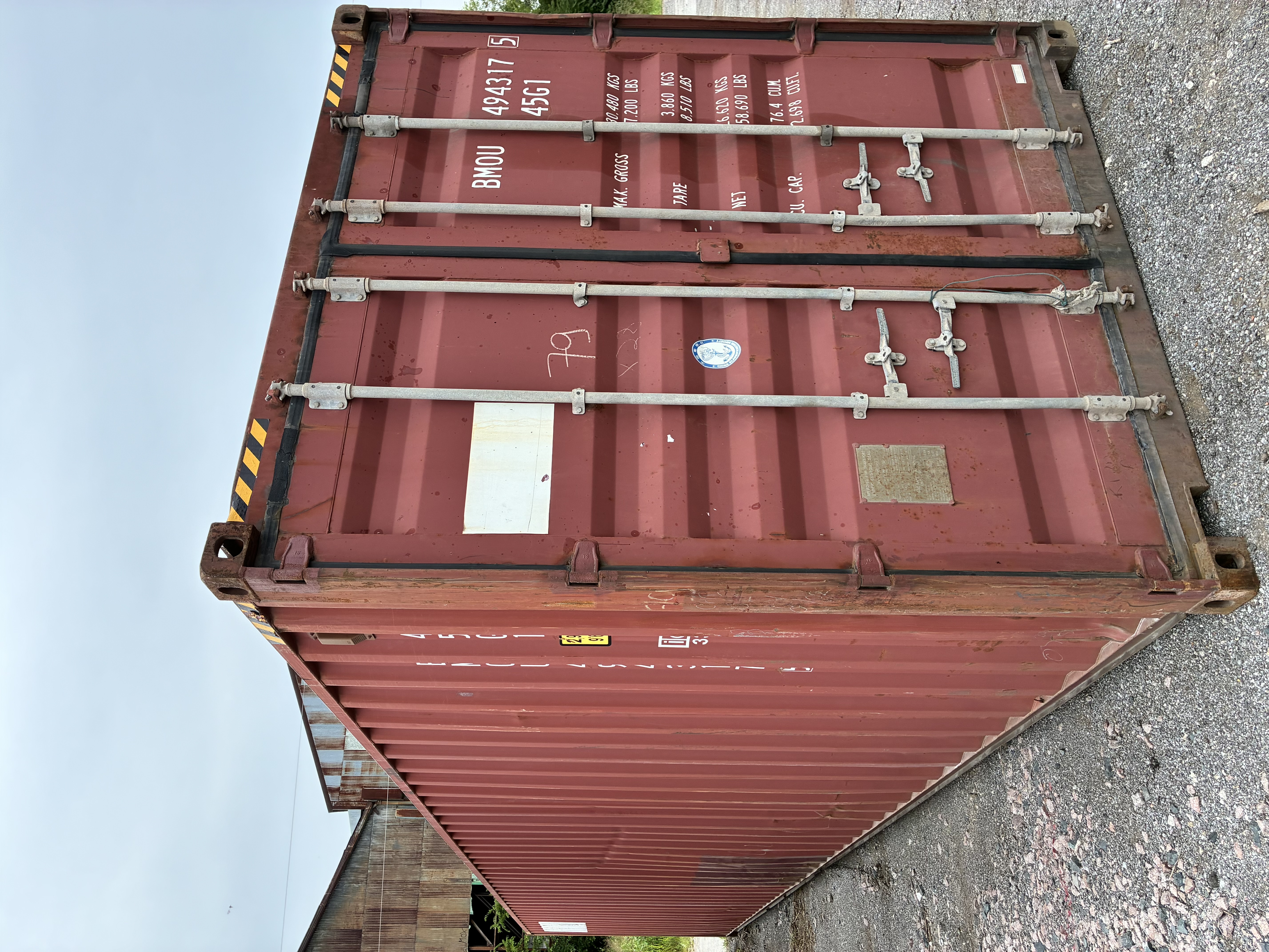 Front corner view of the product