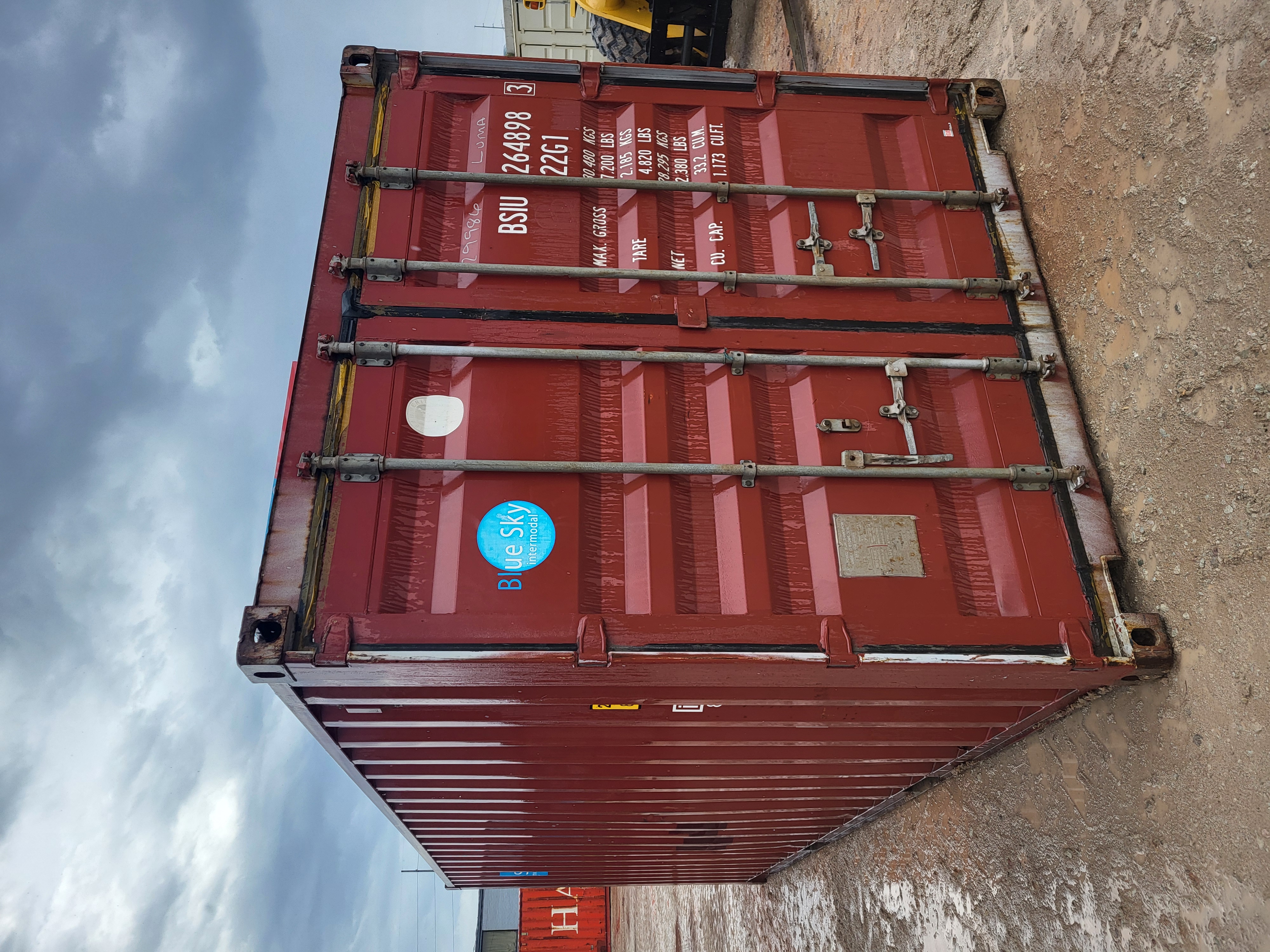 Front corner view of the product