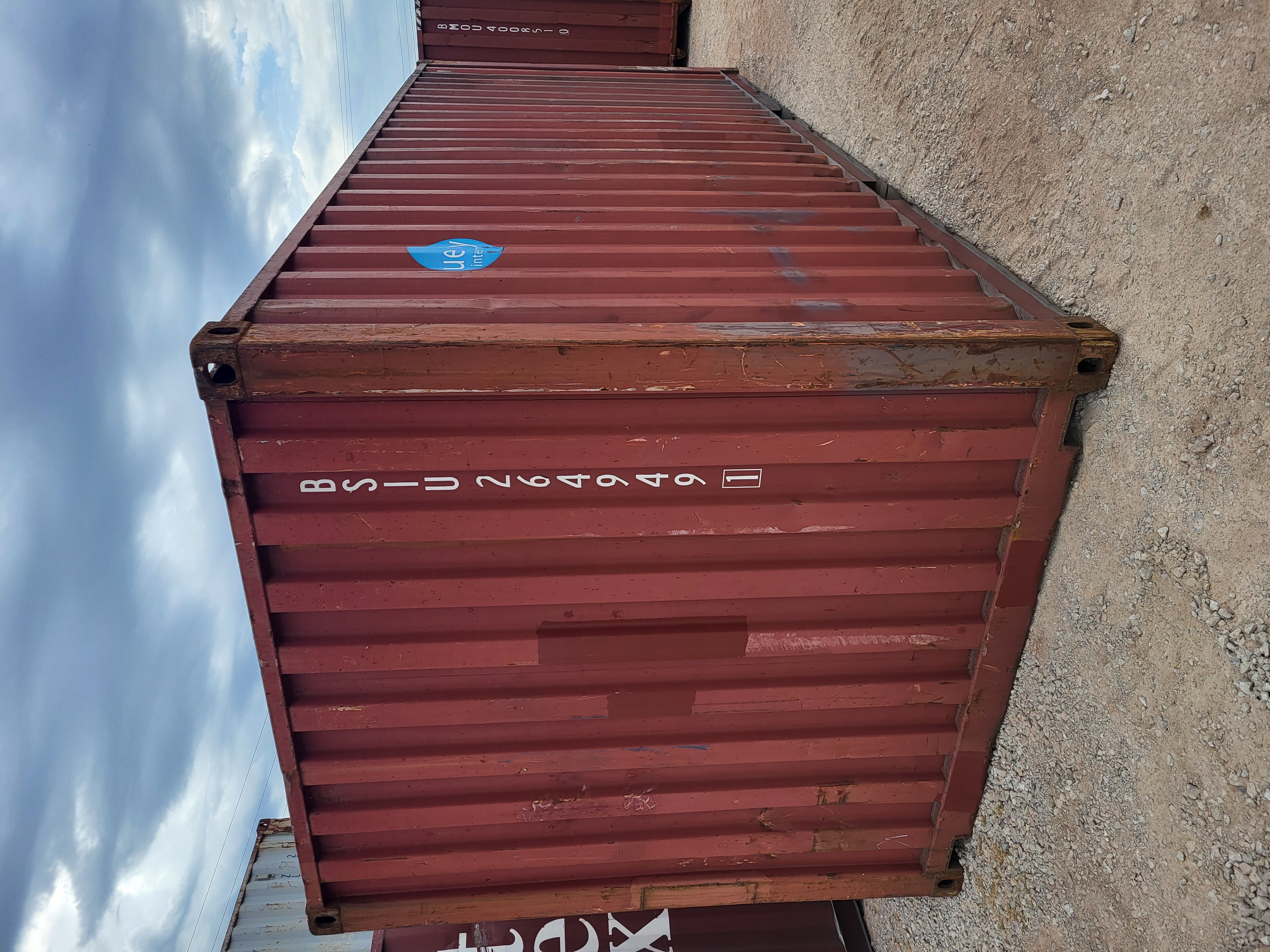 Rear corner view of the product