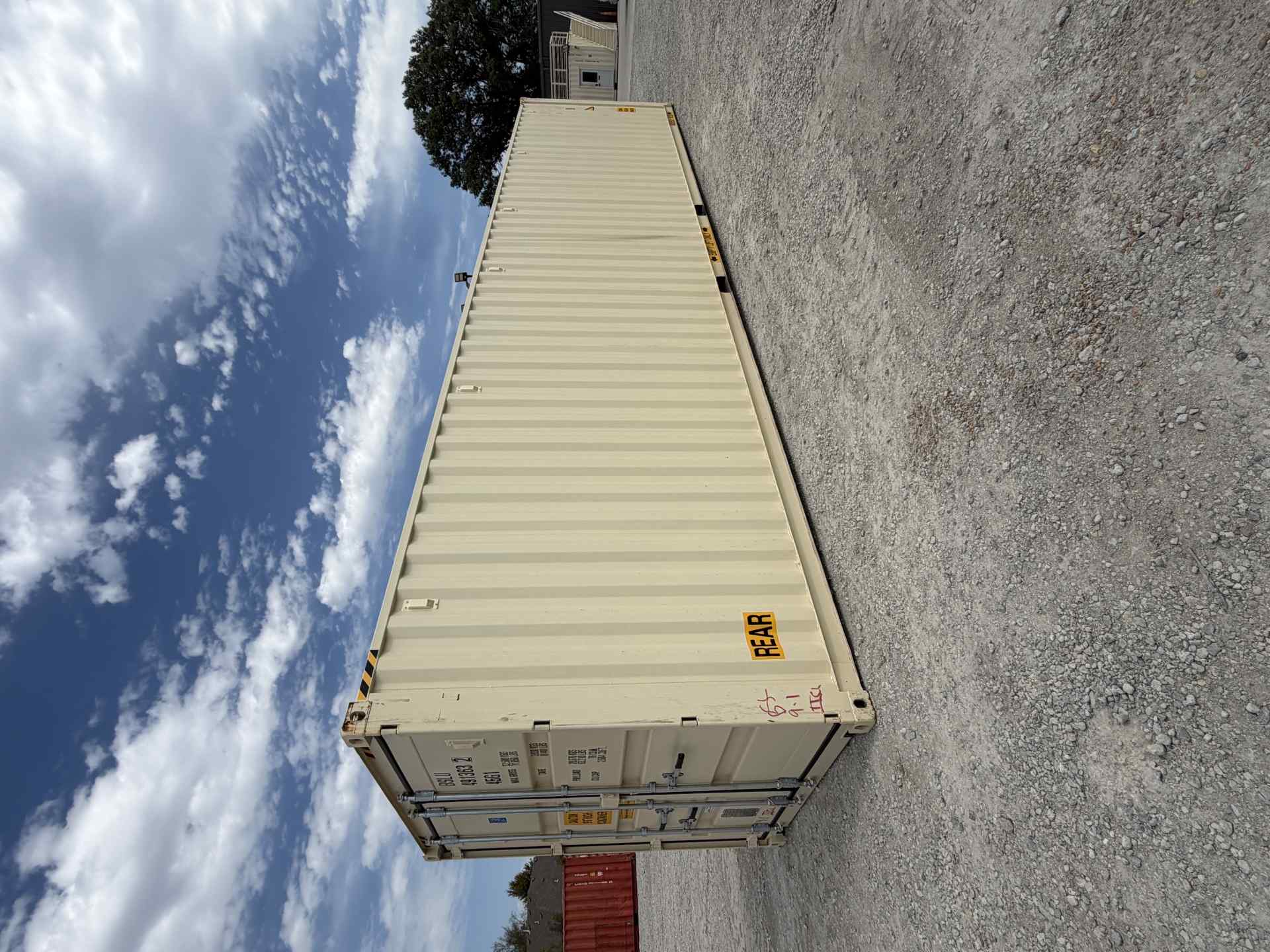 Front corner view of the product