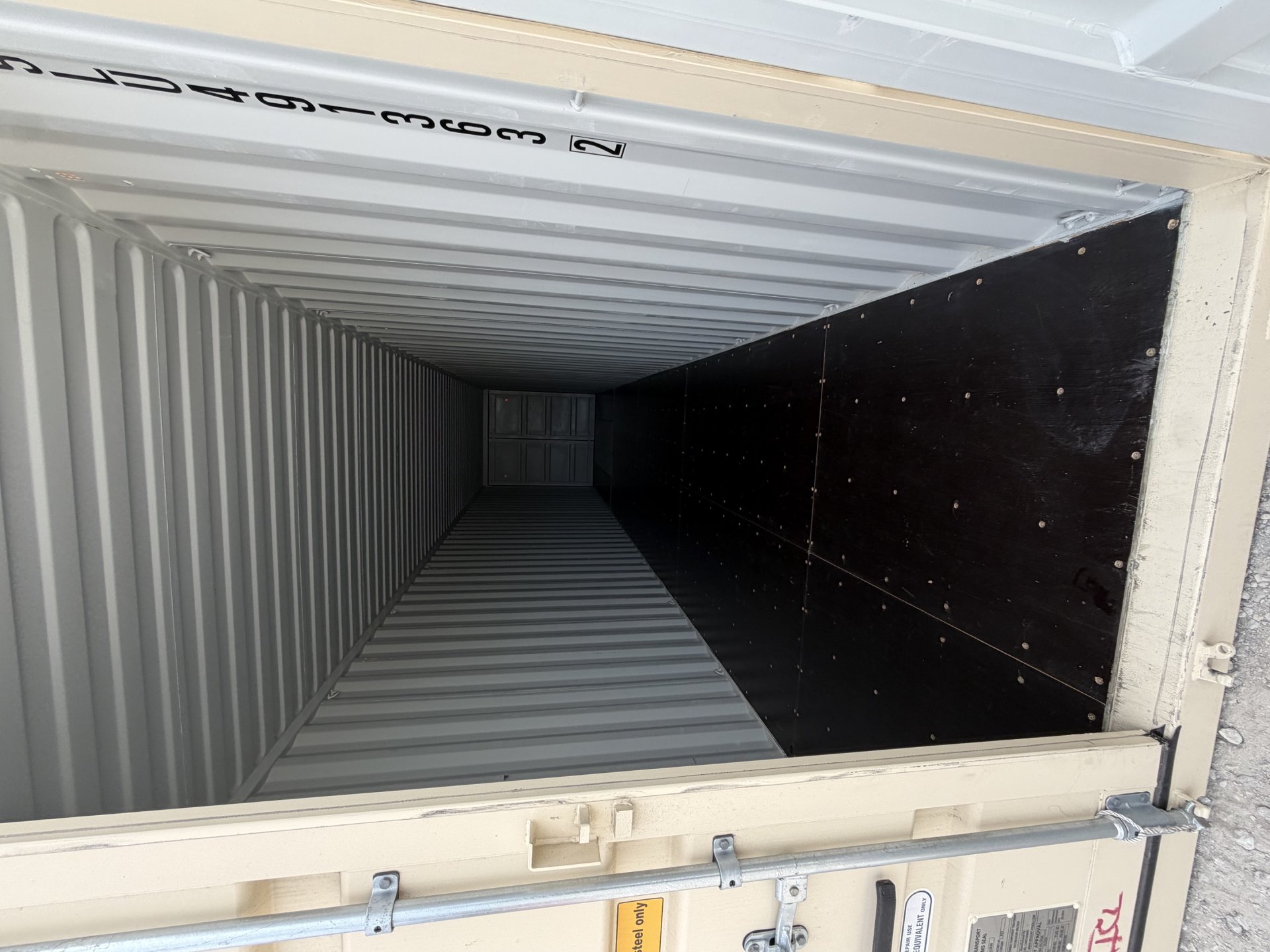 Interior view of the product