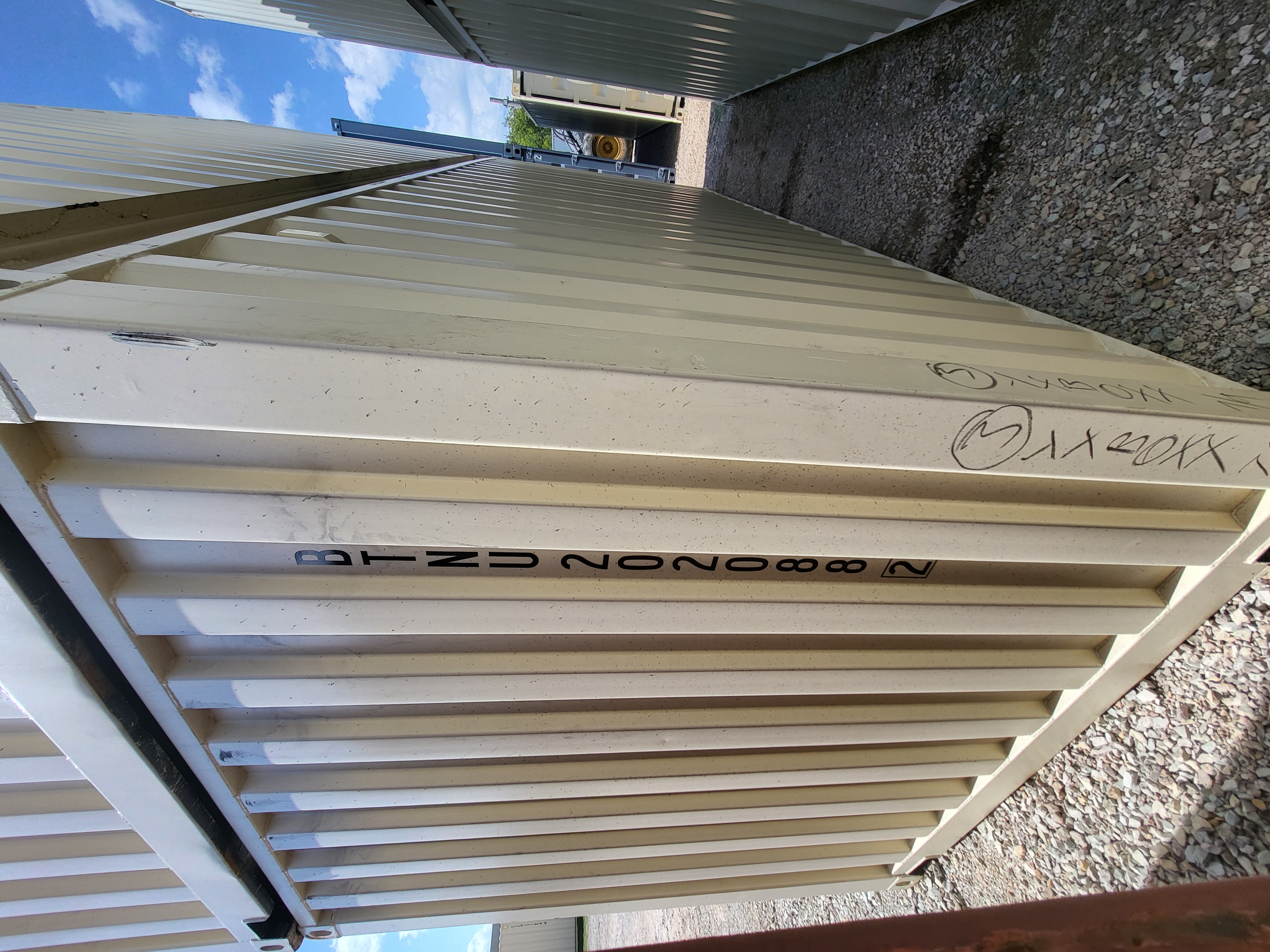 Rear corner view of the product