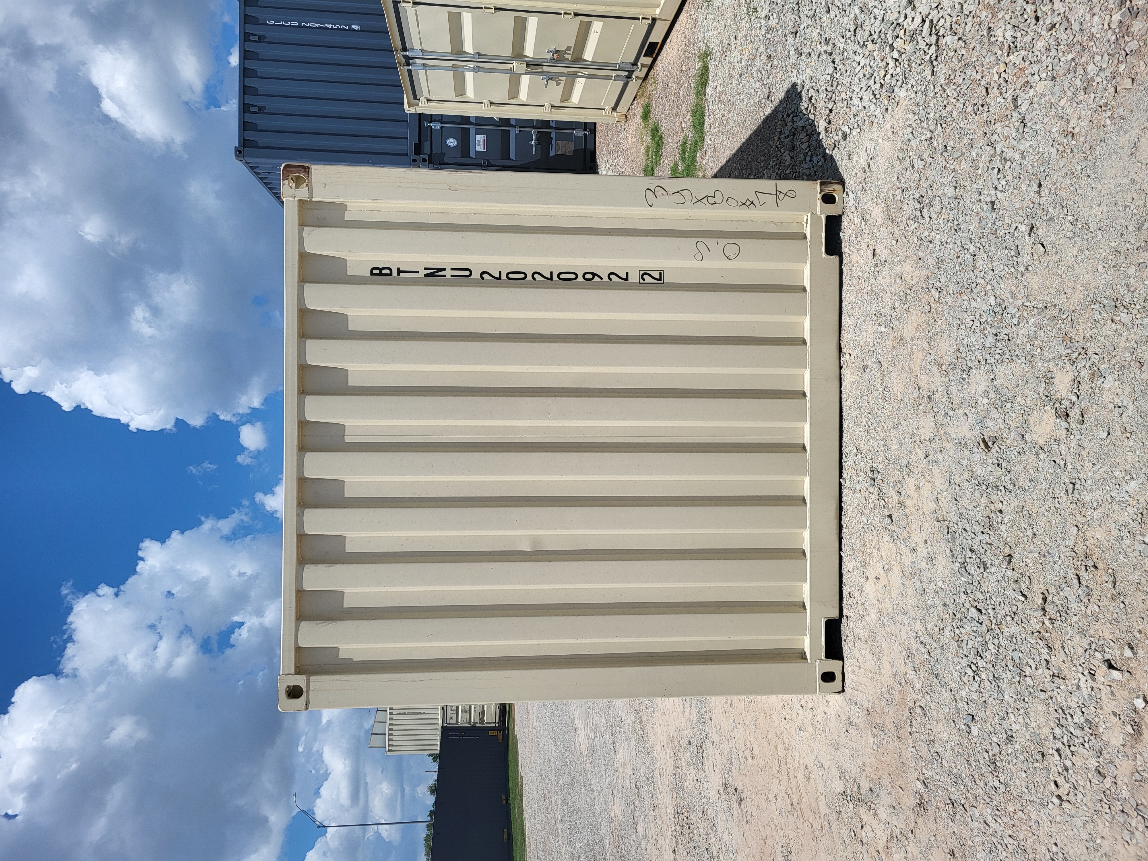 Rear corner view of the product
