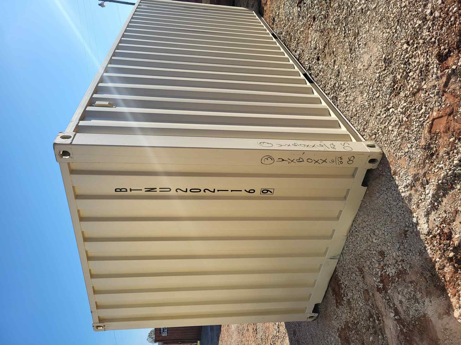 Rear corner view of the product