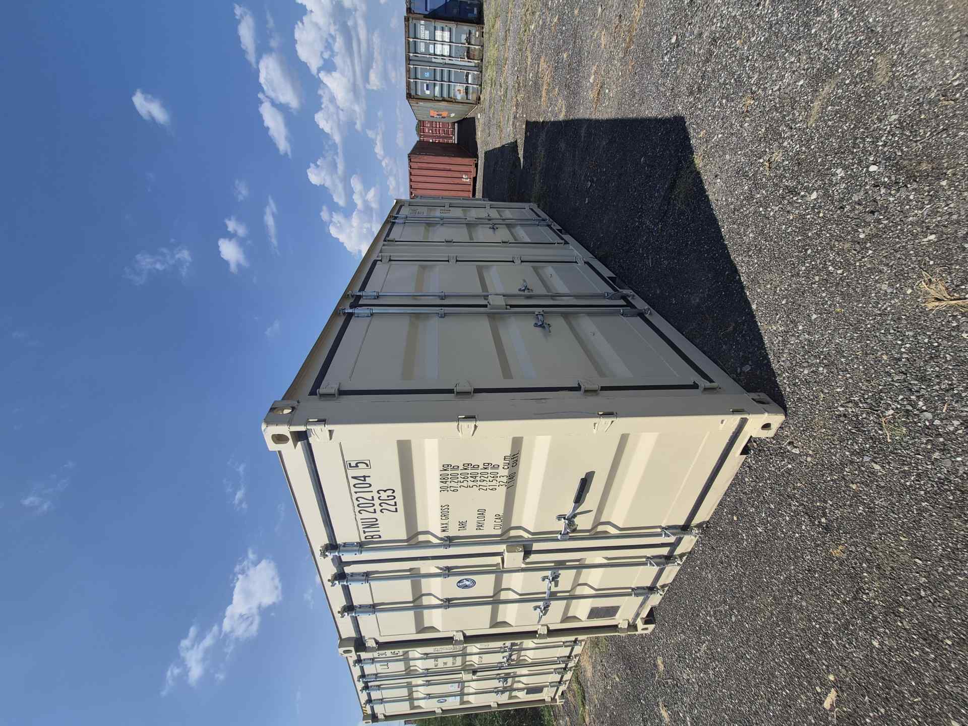 Rear corner view of the product