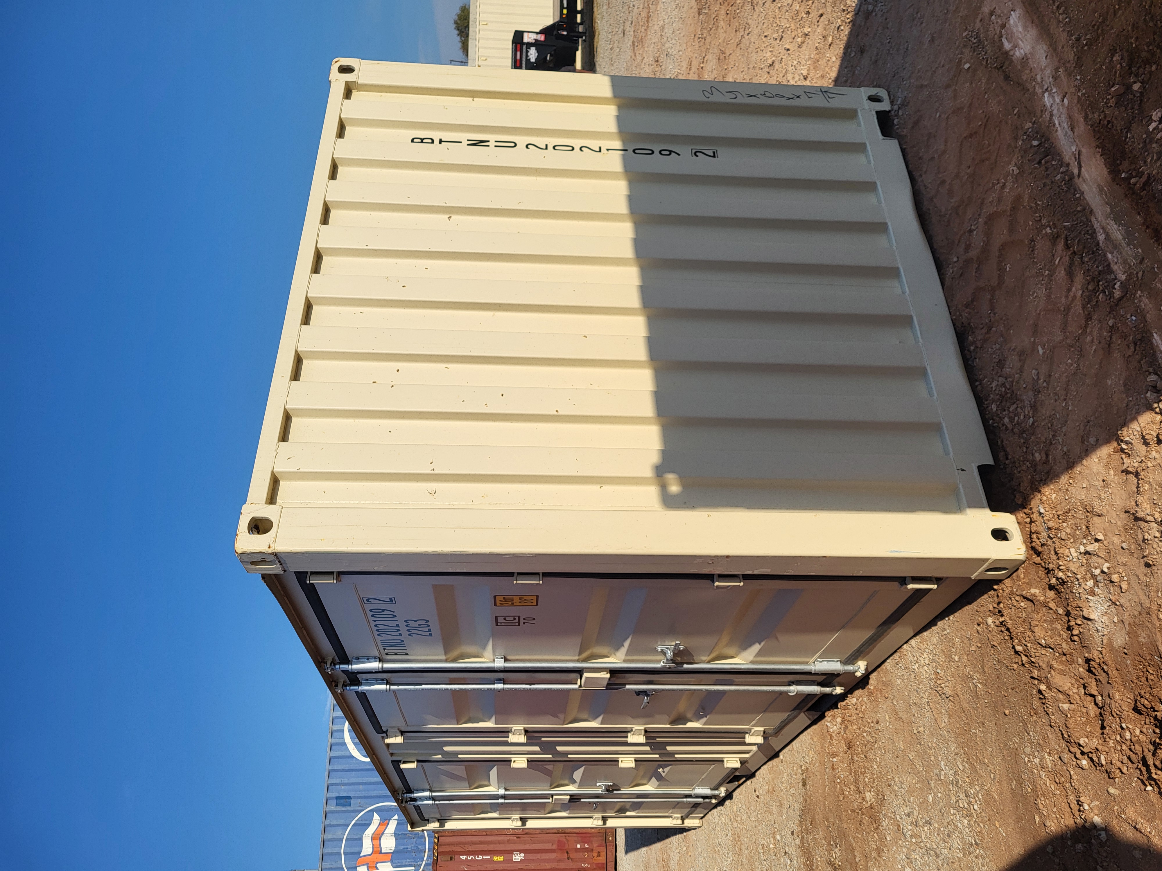 Rear corner view of the product