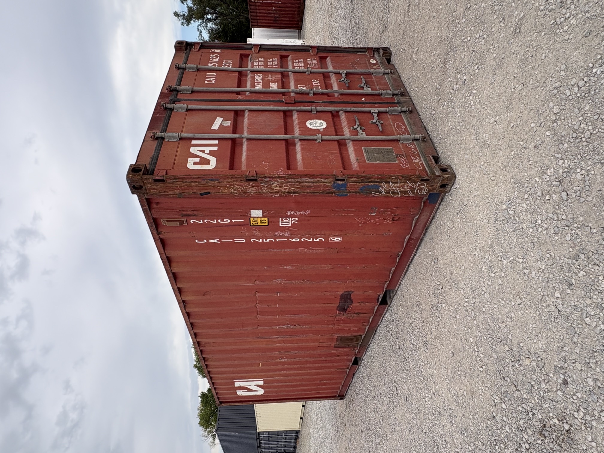 Front corner view of the product