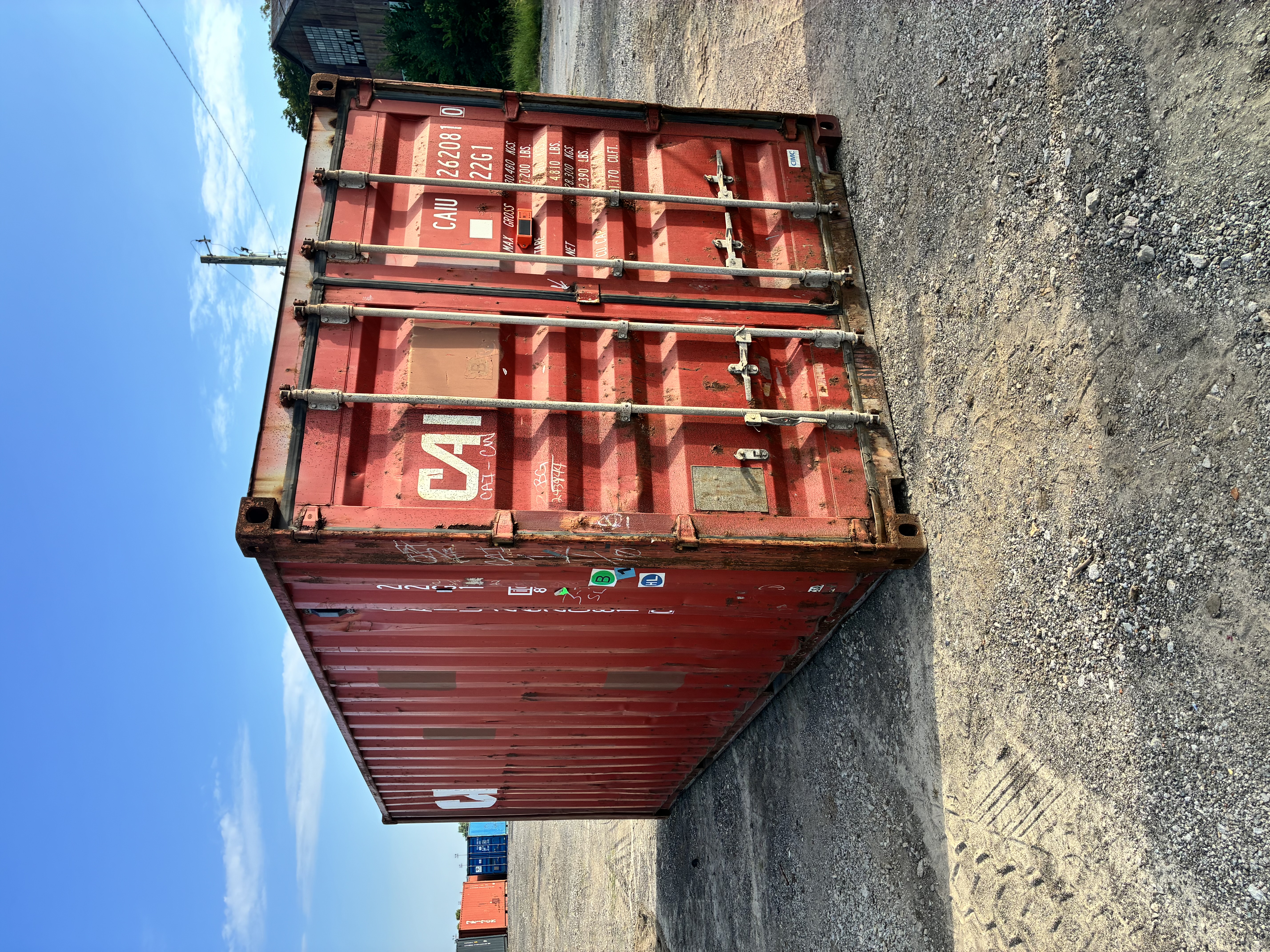 Front corner view of the product