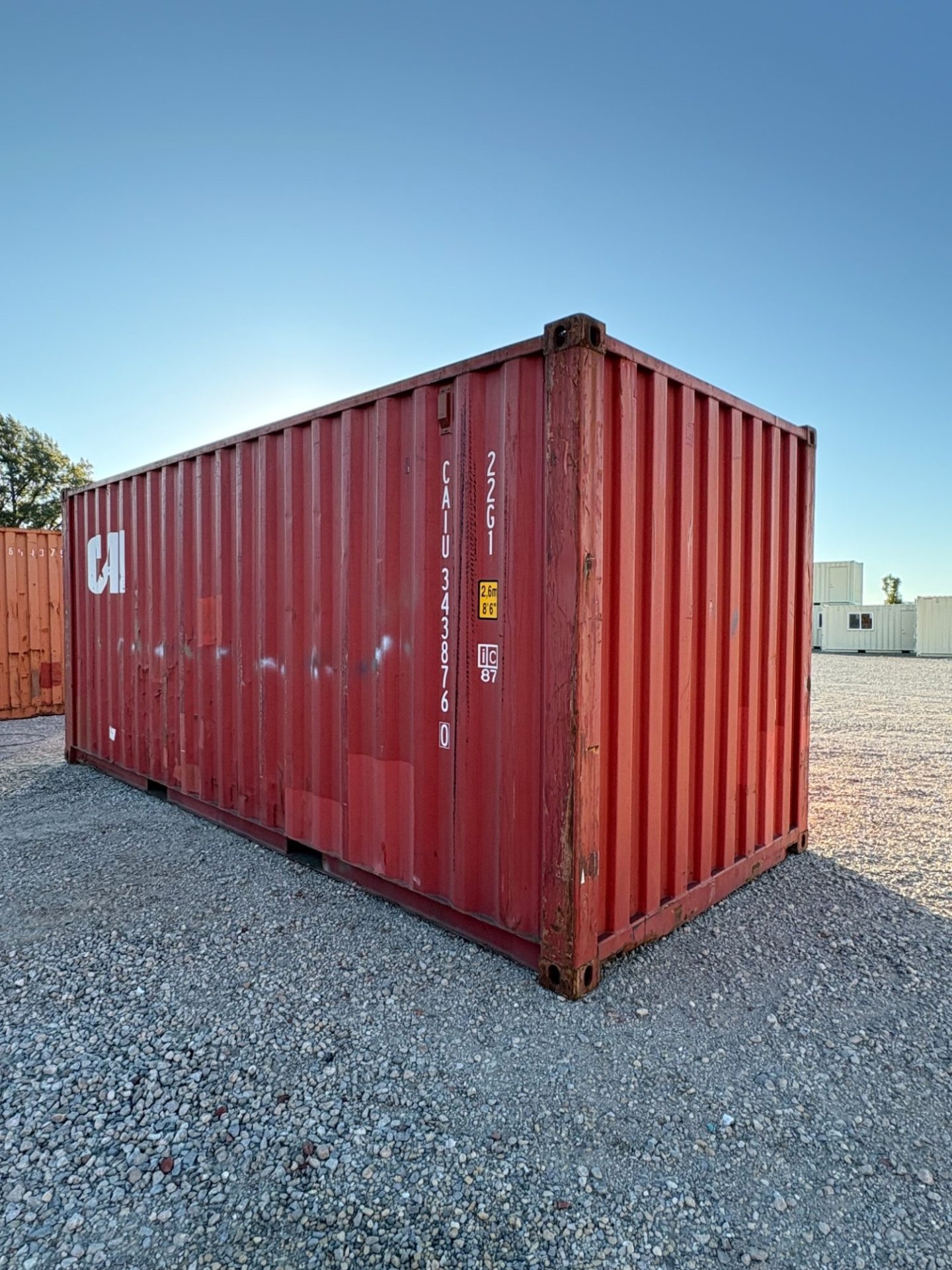 Rear corner view of the product