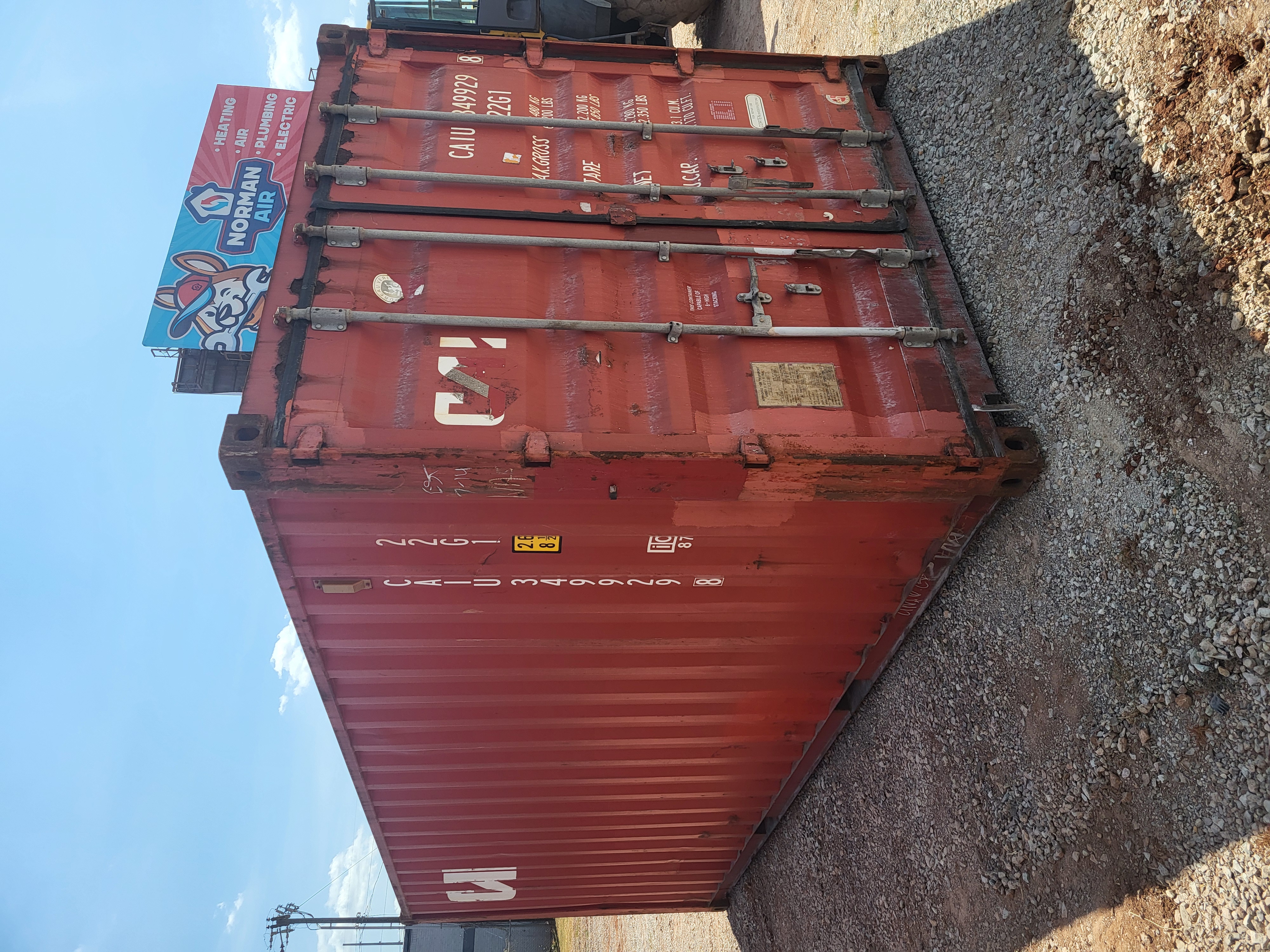 Front corner view of the product