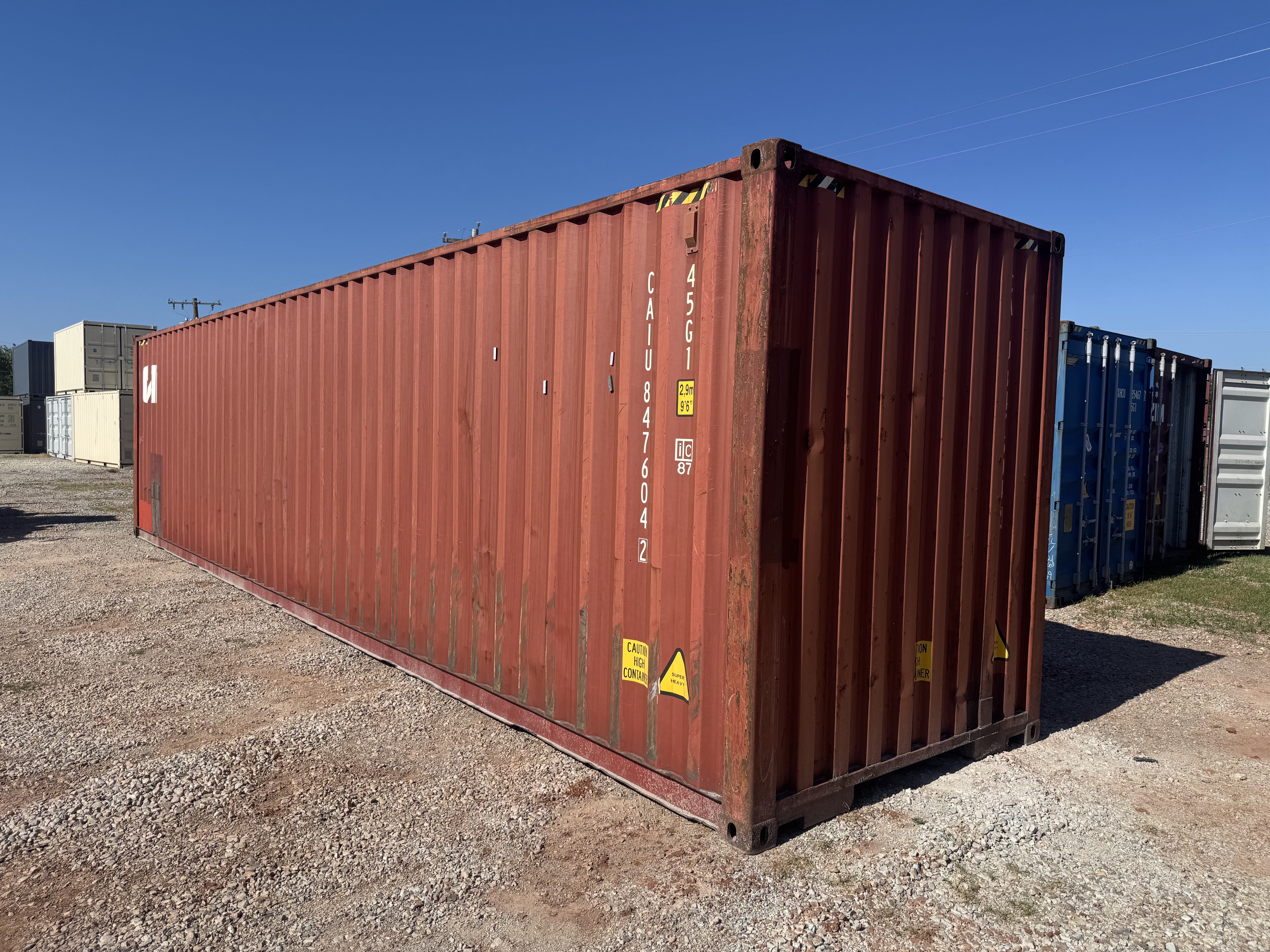 Rear corner view of the product