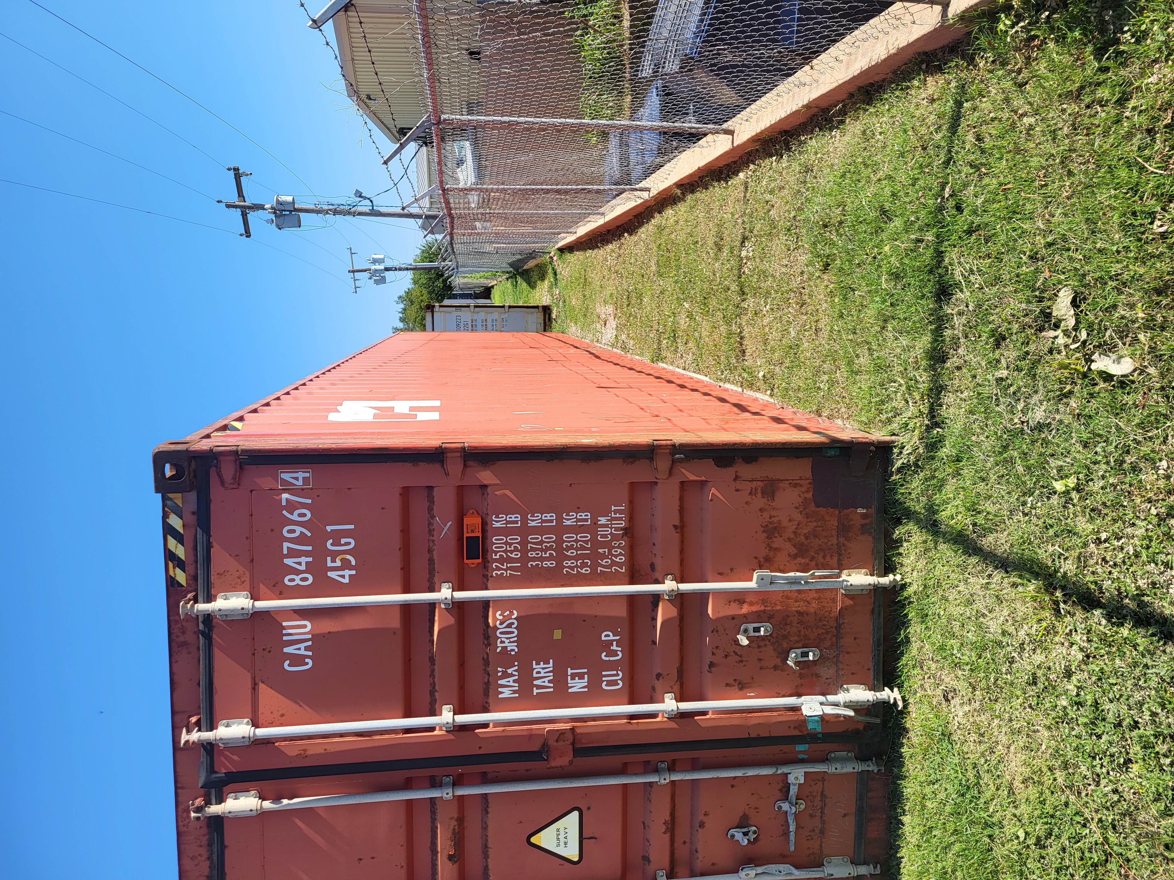 Front corner view of the product
