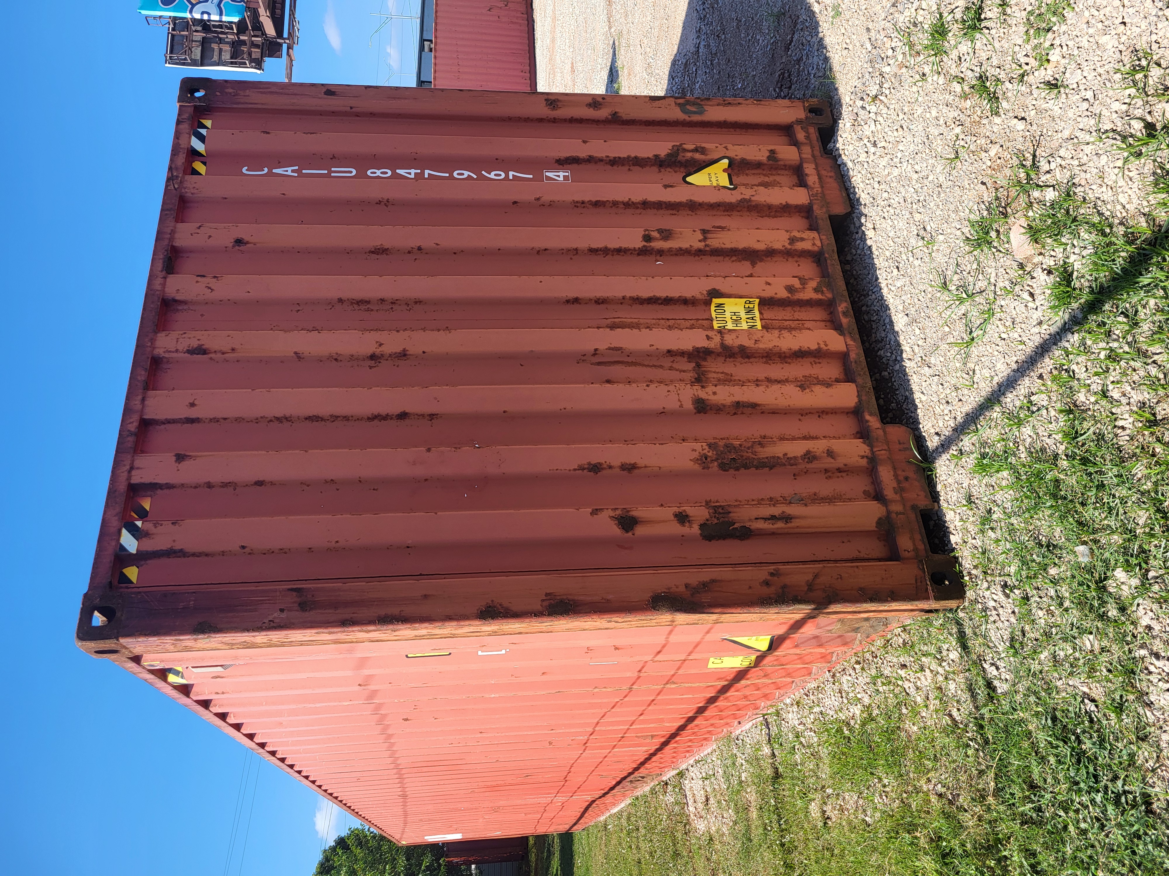 Rear corner view of the product