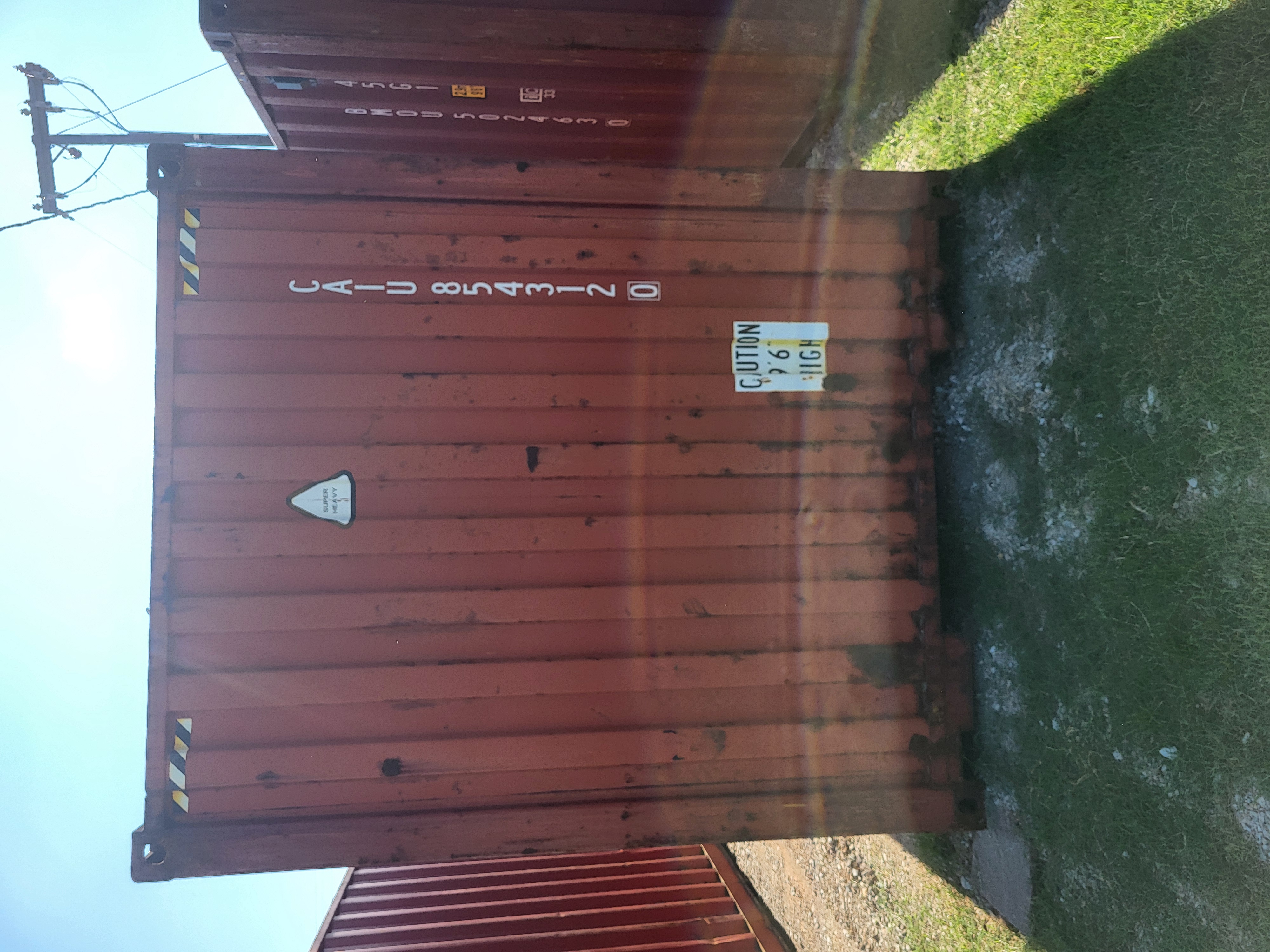 Rear corner view of the product