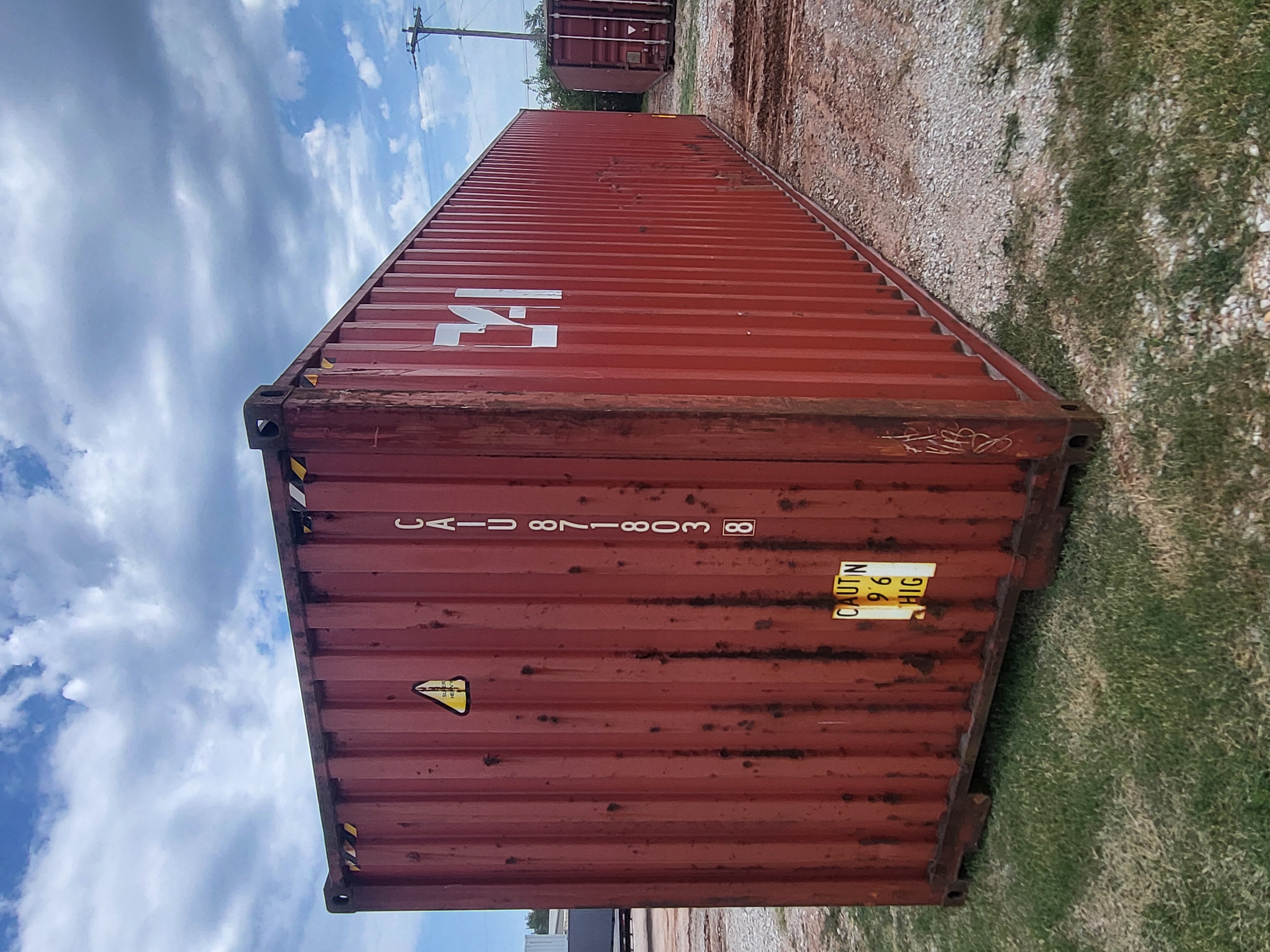 Rear corner view of the product