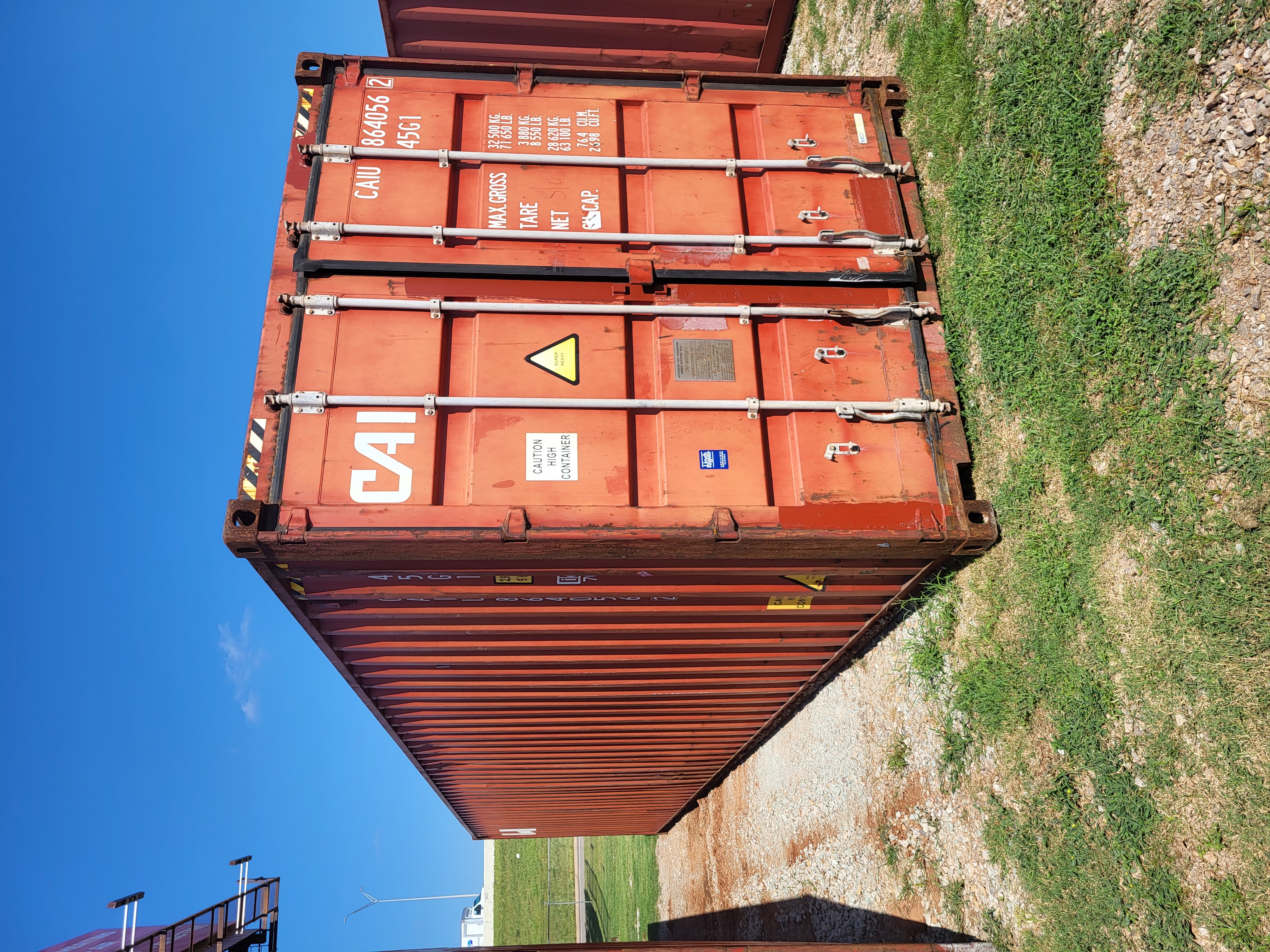 Front corner view of the product