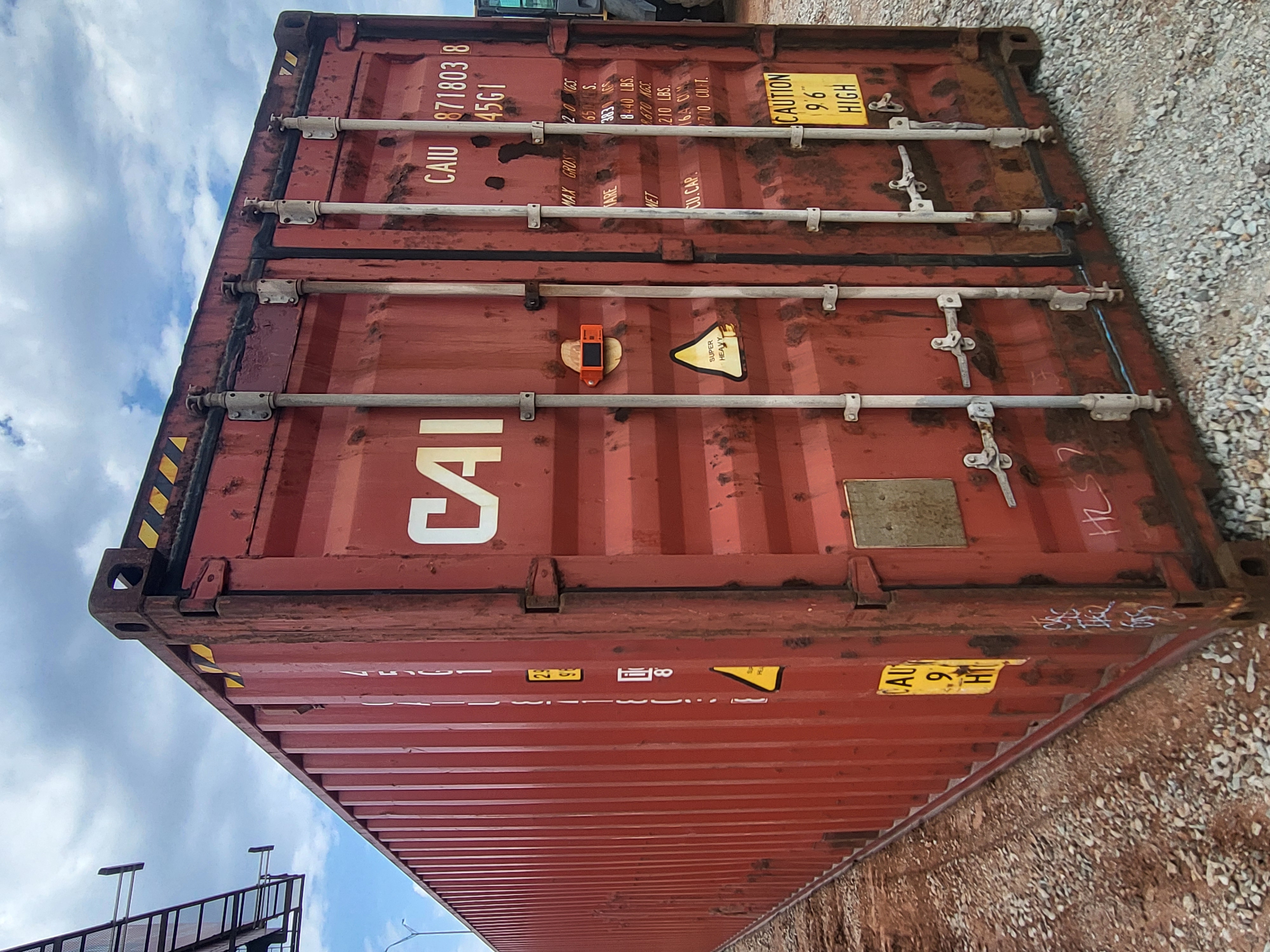Front corner view of the product
