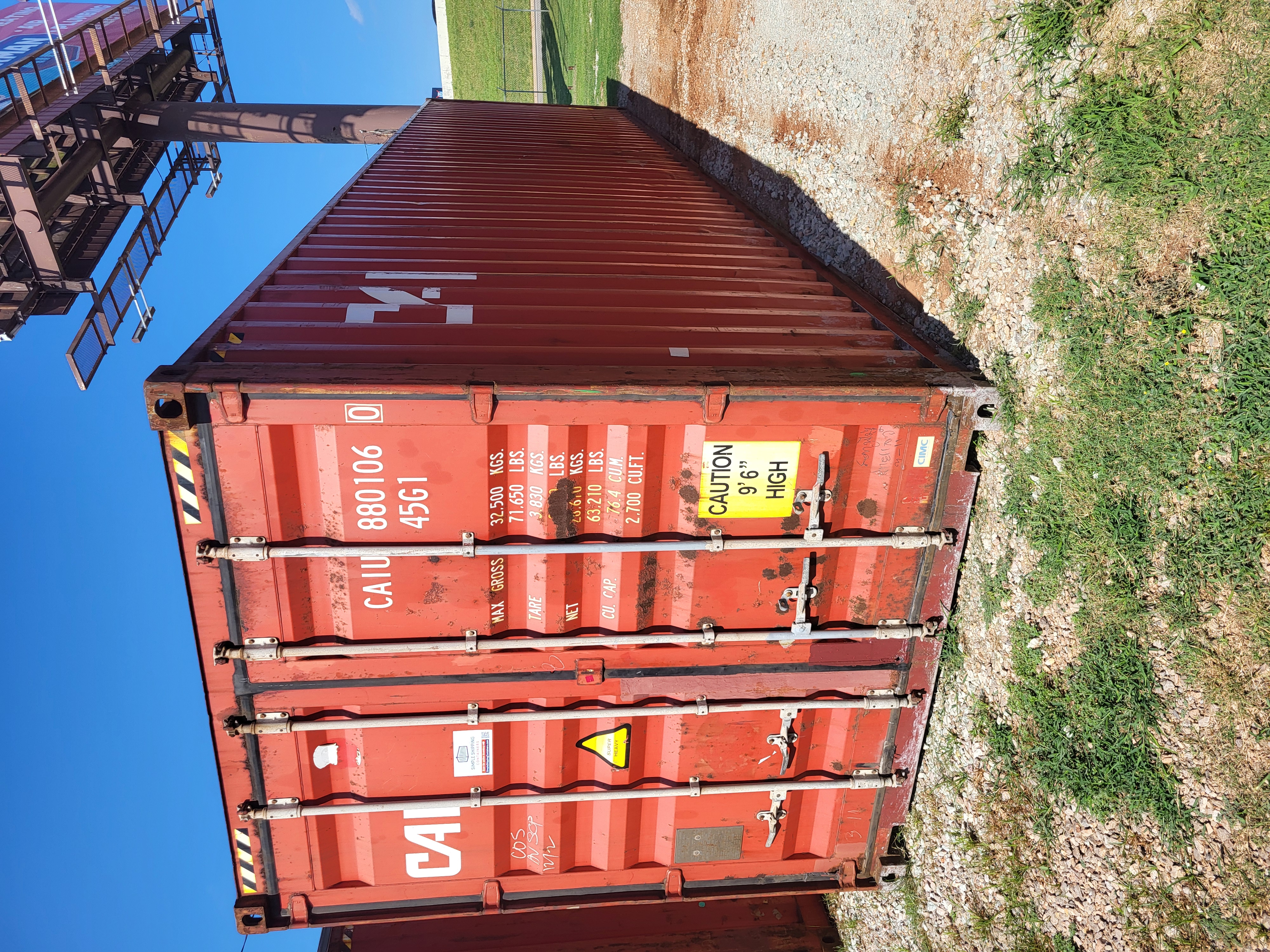 Front corner view of the product