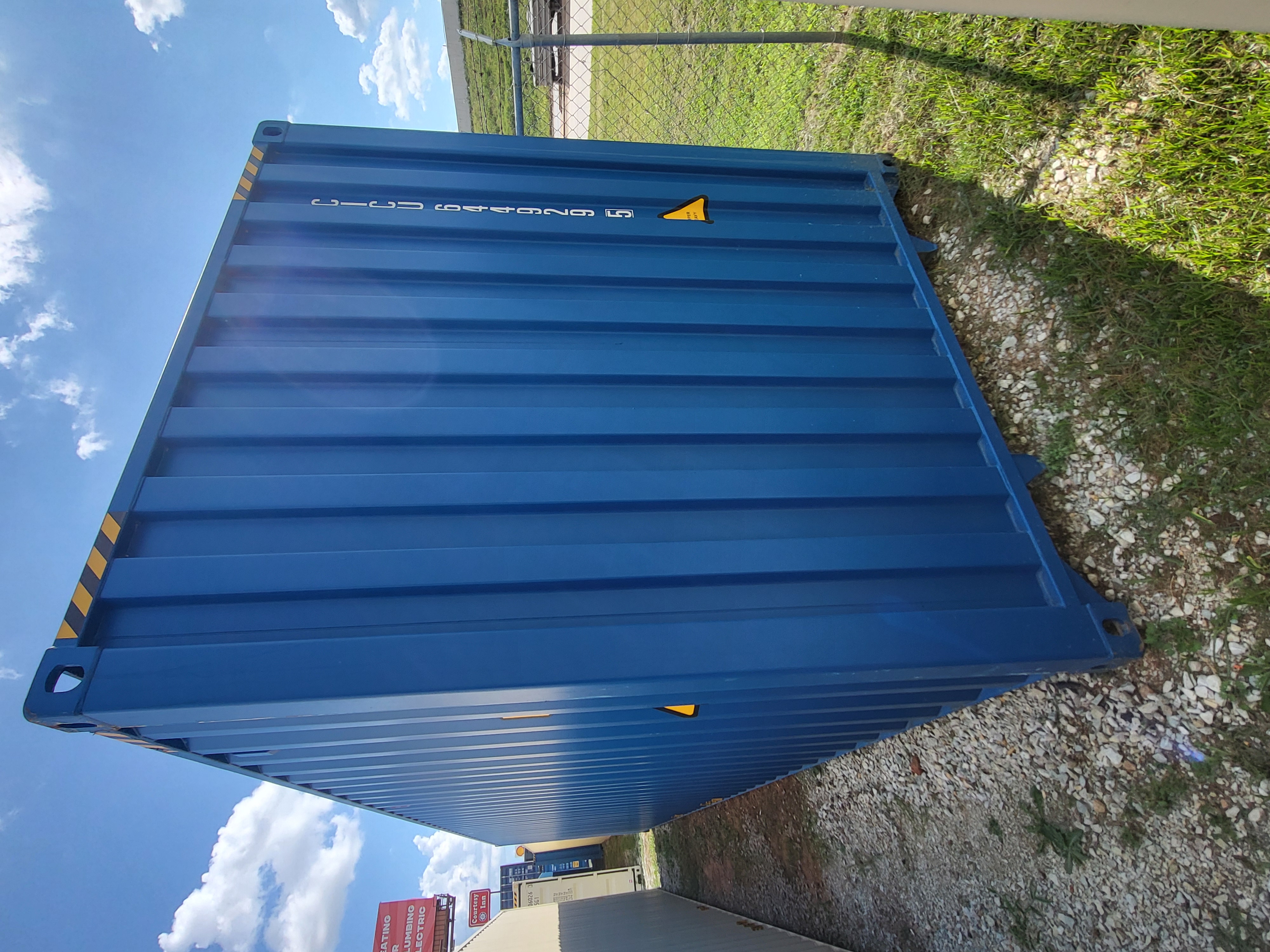 Rear corner view of the product