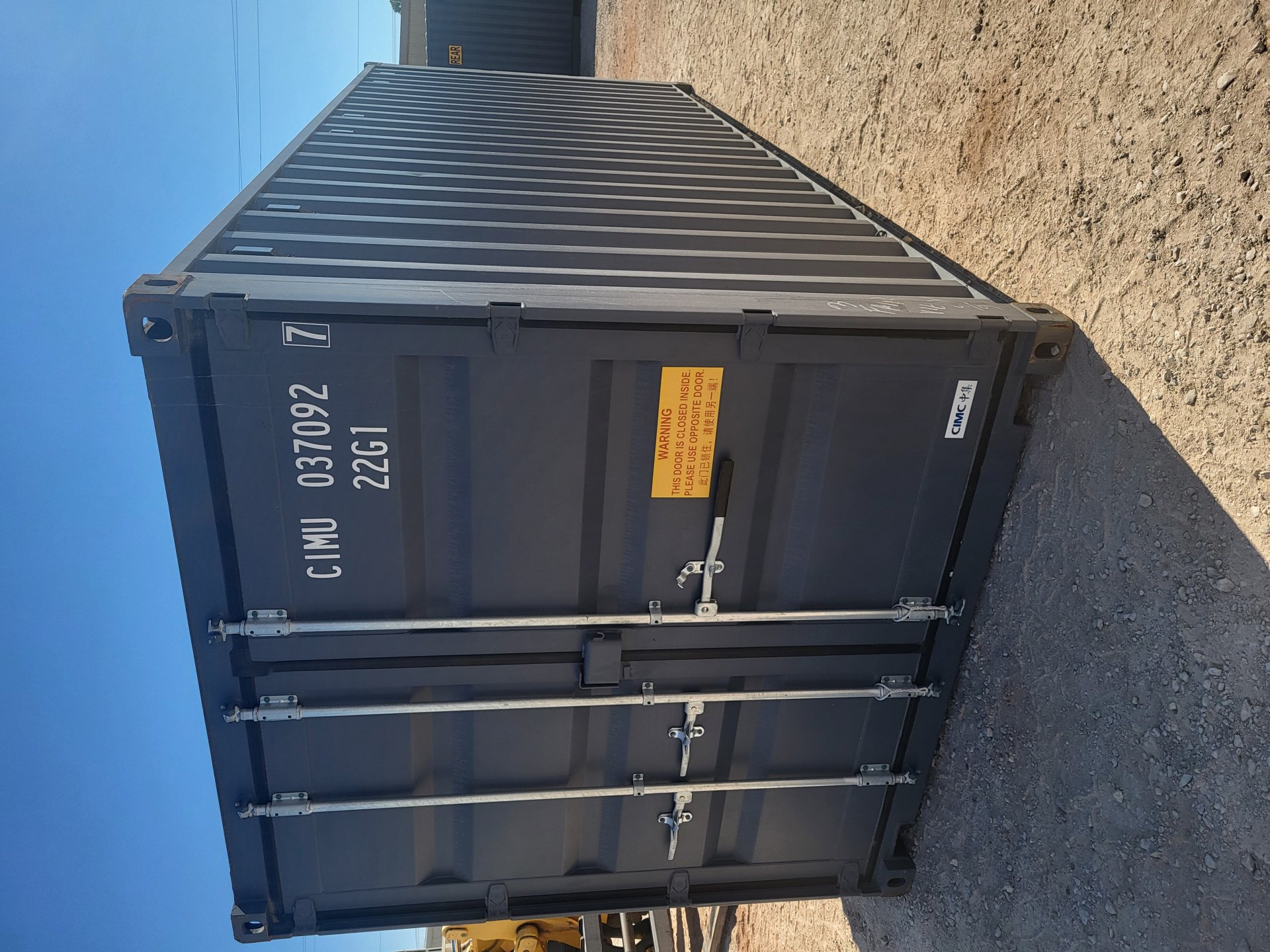 Rear corner view of the product