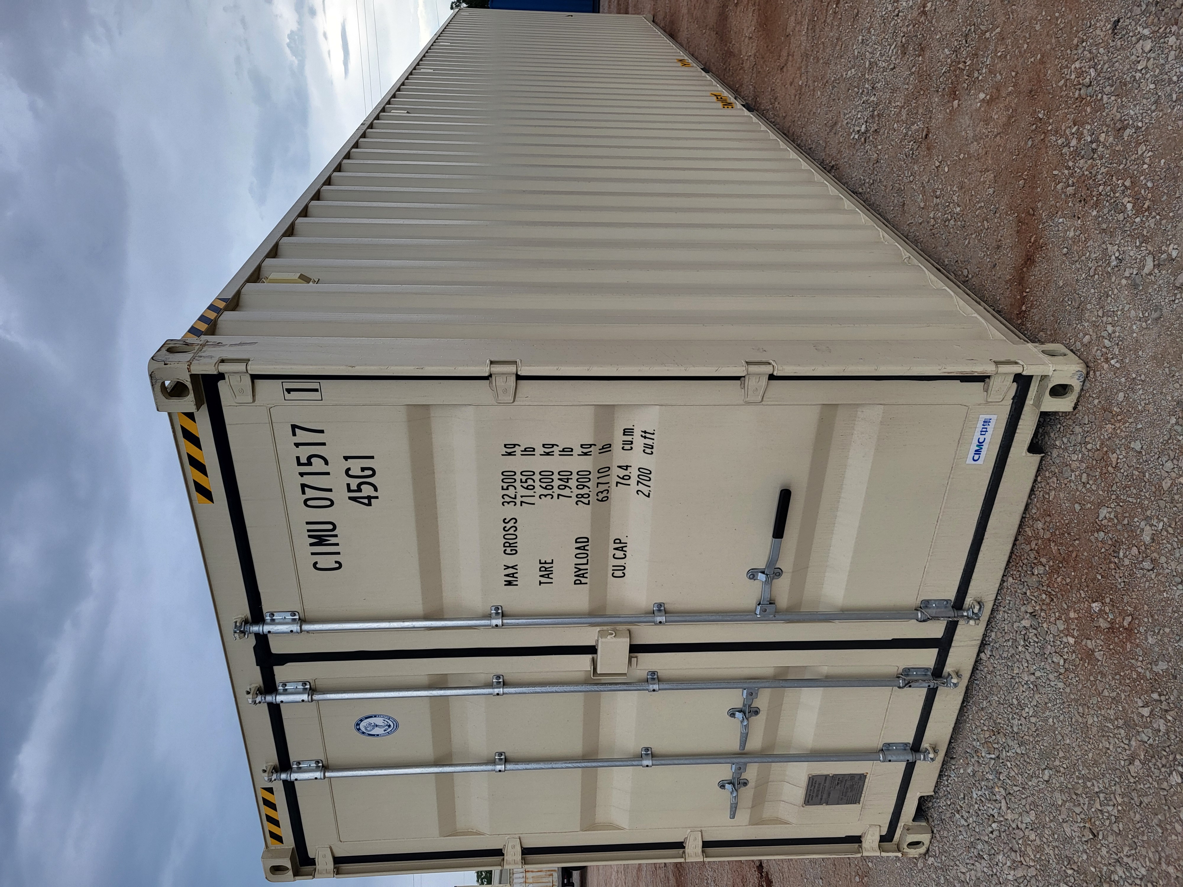 Front corner view of the product